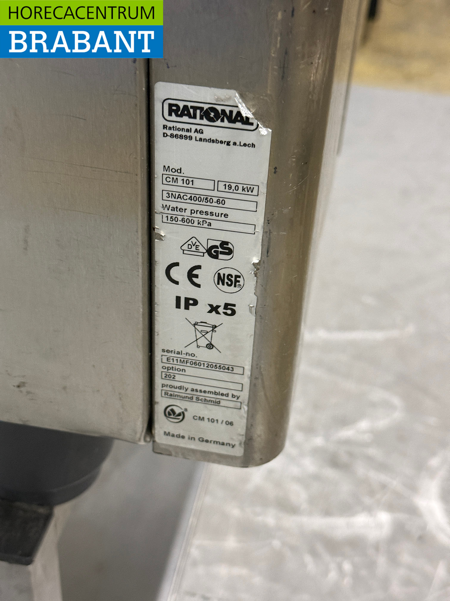 RVS Rational MCM 101 Combimaster 10 x 1/1 GN 400V Horeca - Afbeelding 7