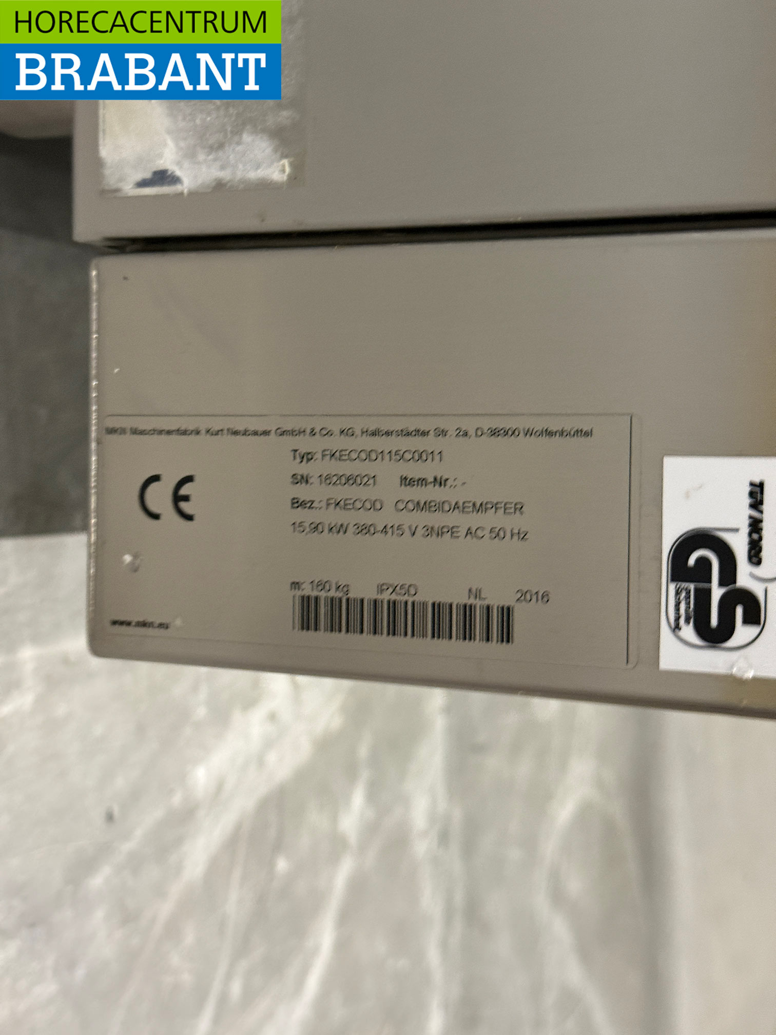 RVS MKN Combisteamer 10 x 1/1 GN 400V Horeca - Afbeelding 7