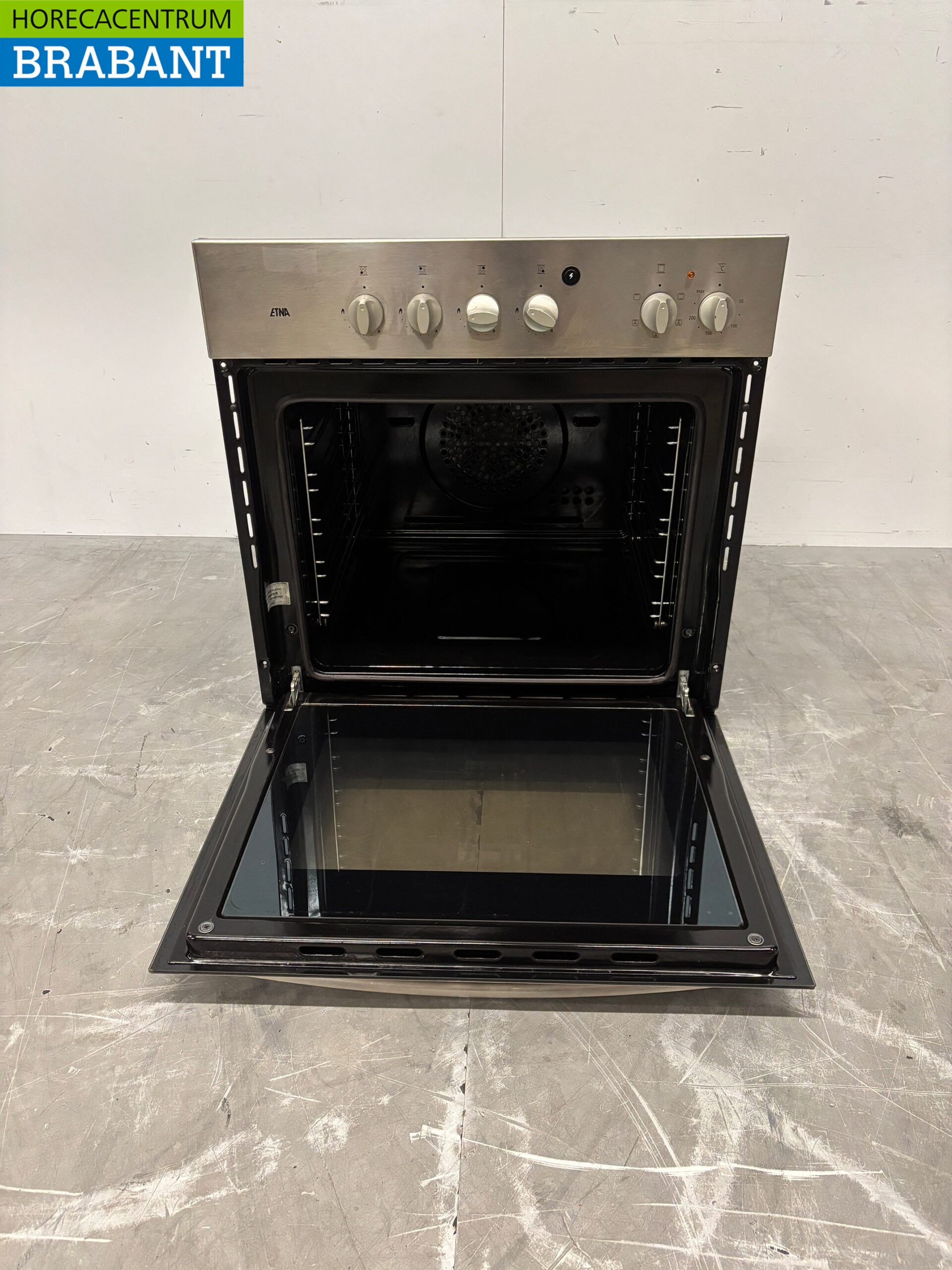 RVS Etna Inbouw Heteluchtoven 5 x 44,5/39 cm 230V Horeca - Afbeelding 4