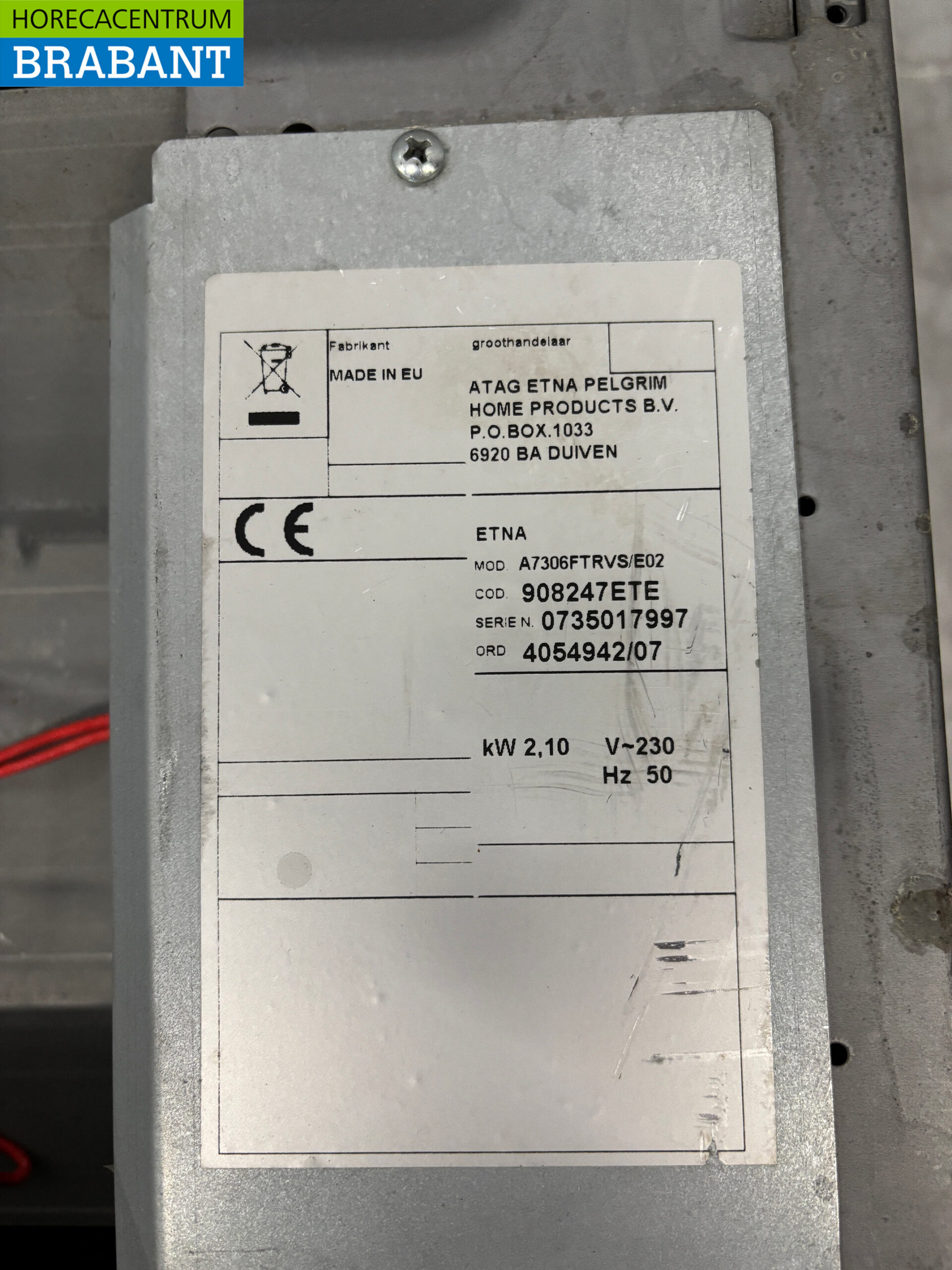 RVS Etna Inbouw Heteluchtoven 5 x 44,5/39 cm 230V Horeca - Afbeelding 5