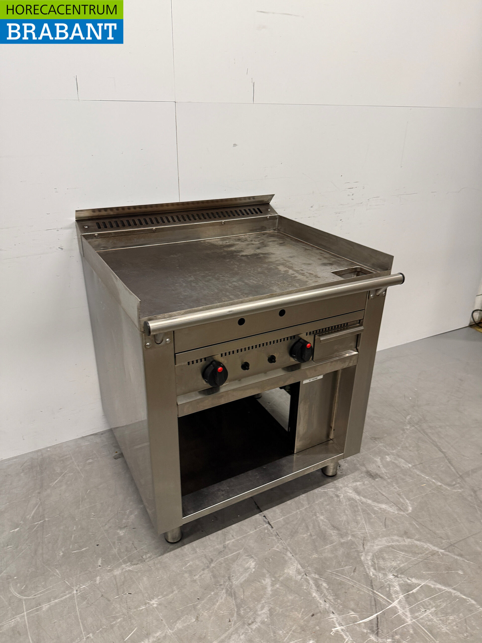 RVS Casta Teppanyaki grill bakplaat grillplaat 80 cm GAS Horeca - Afbeelding 3
