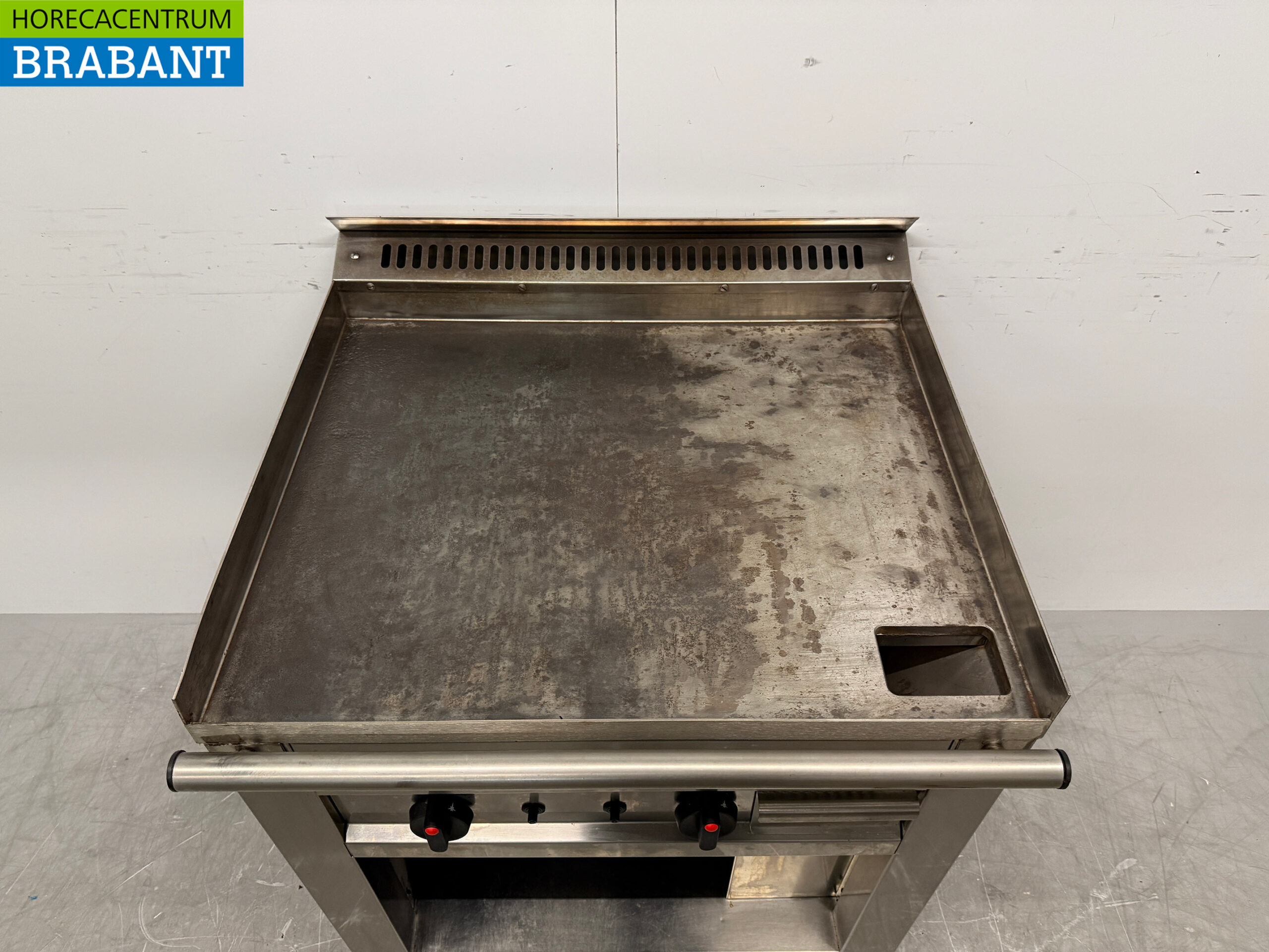 RVS Casta Teppanyaki grill bakplaat grillplaat 80 cm GAS Horeca - Afbeelding 4