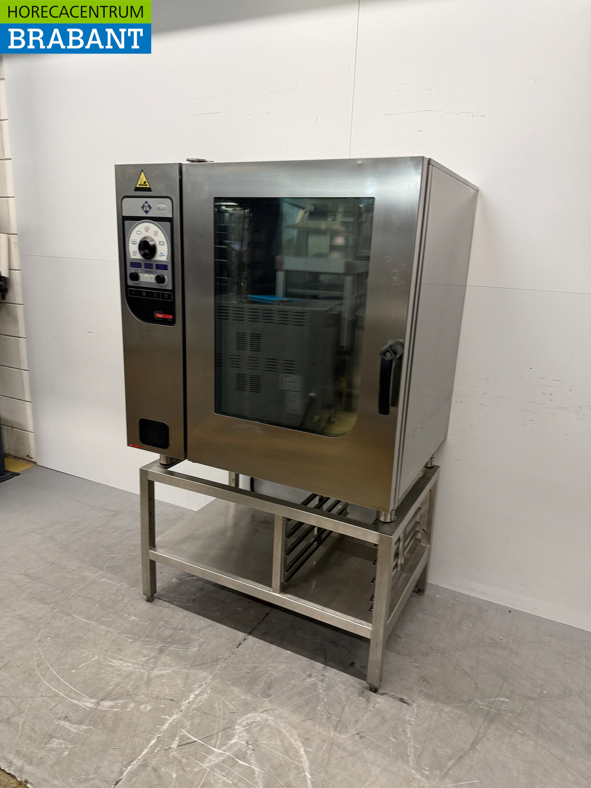 RVS MKN Combisteamer met onderstel 10 x 1/1 GN 400V Horeca - Afbeelding 2