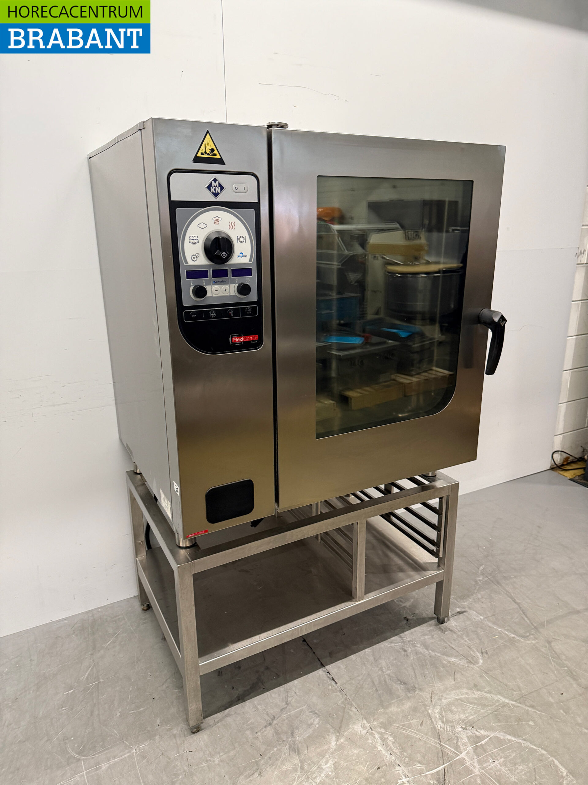 RVS MKN Combisteamer met onderstel 10 x 1/1 GN 400V Horeca - Afbeelding 3