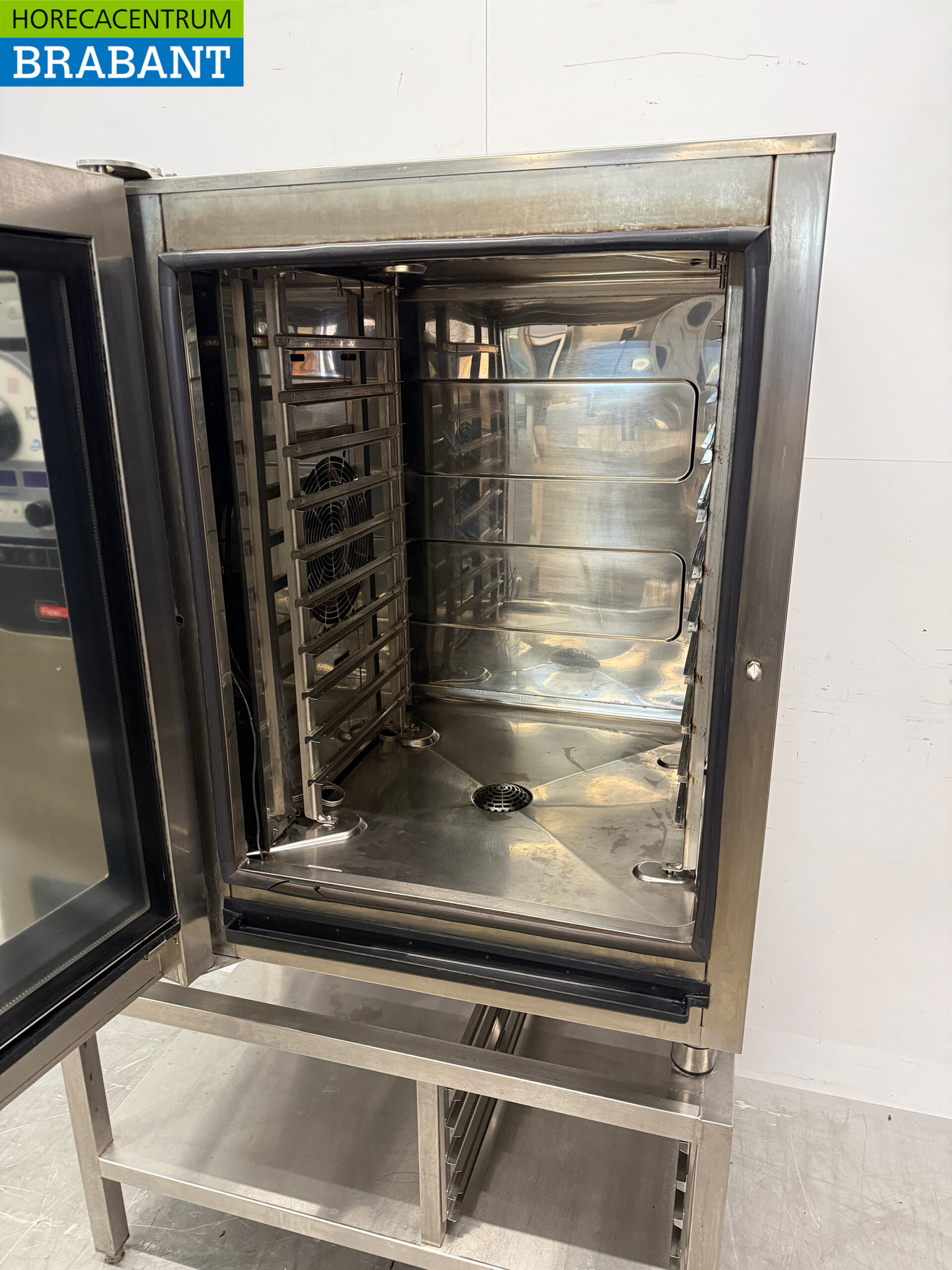 RVS MKN Combisteamer met onderstel 10 x 1/1 GN 400V Horeca - Afbeelding 5
