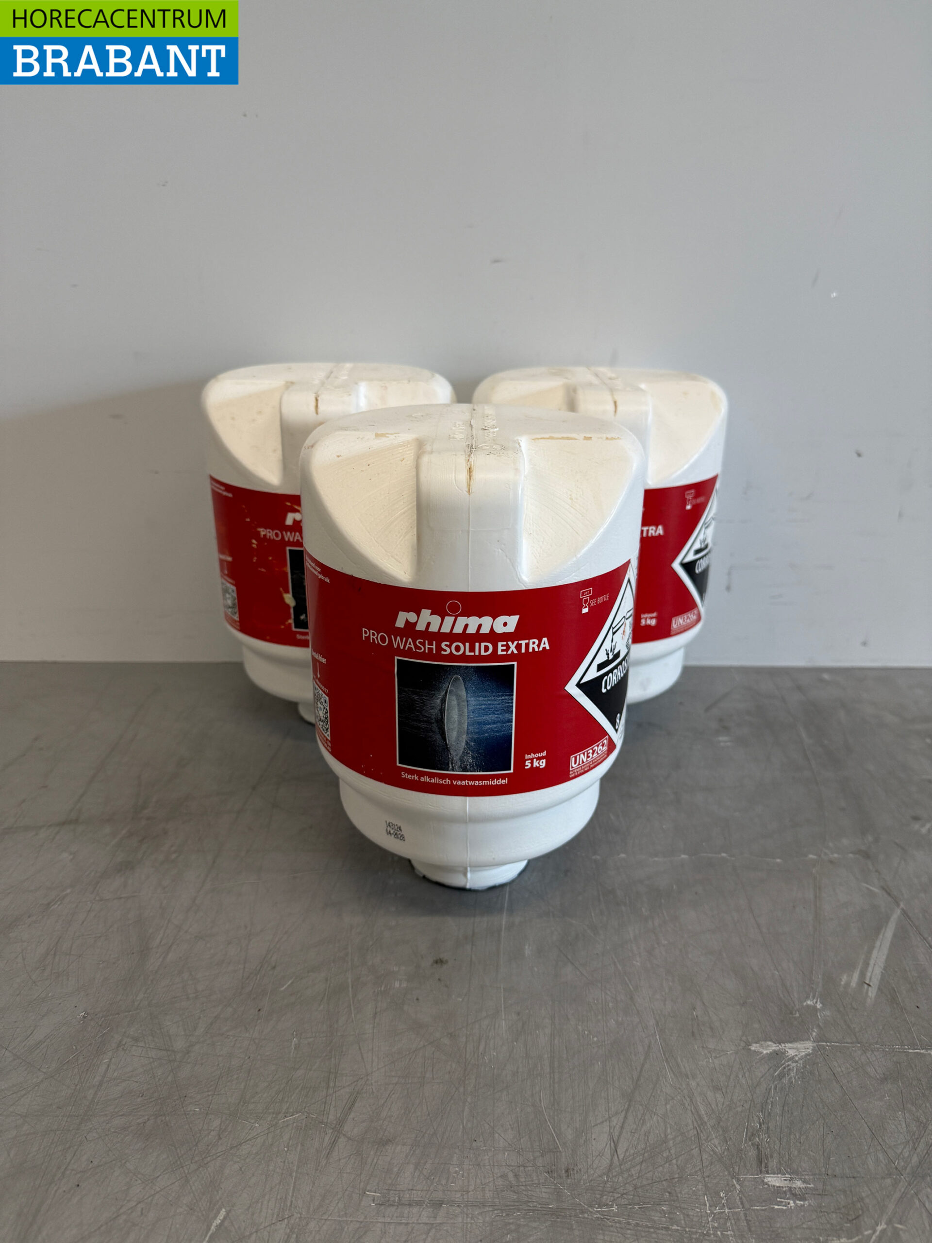 Rhima Pro Wash Solid Extra 3 x 5 kilo Vaatwasmiddel Zeep Horeca