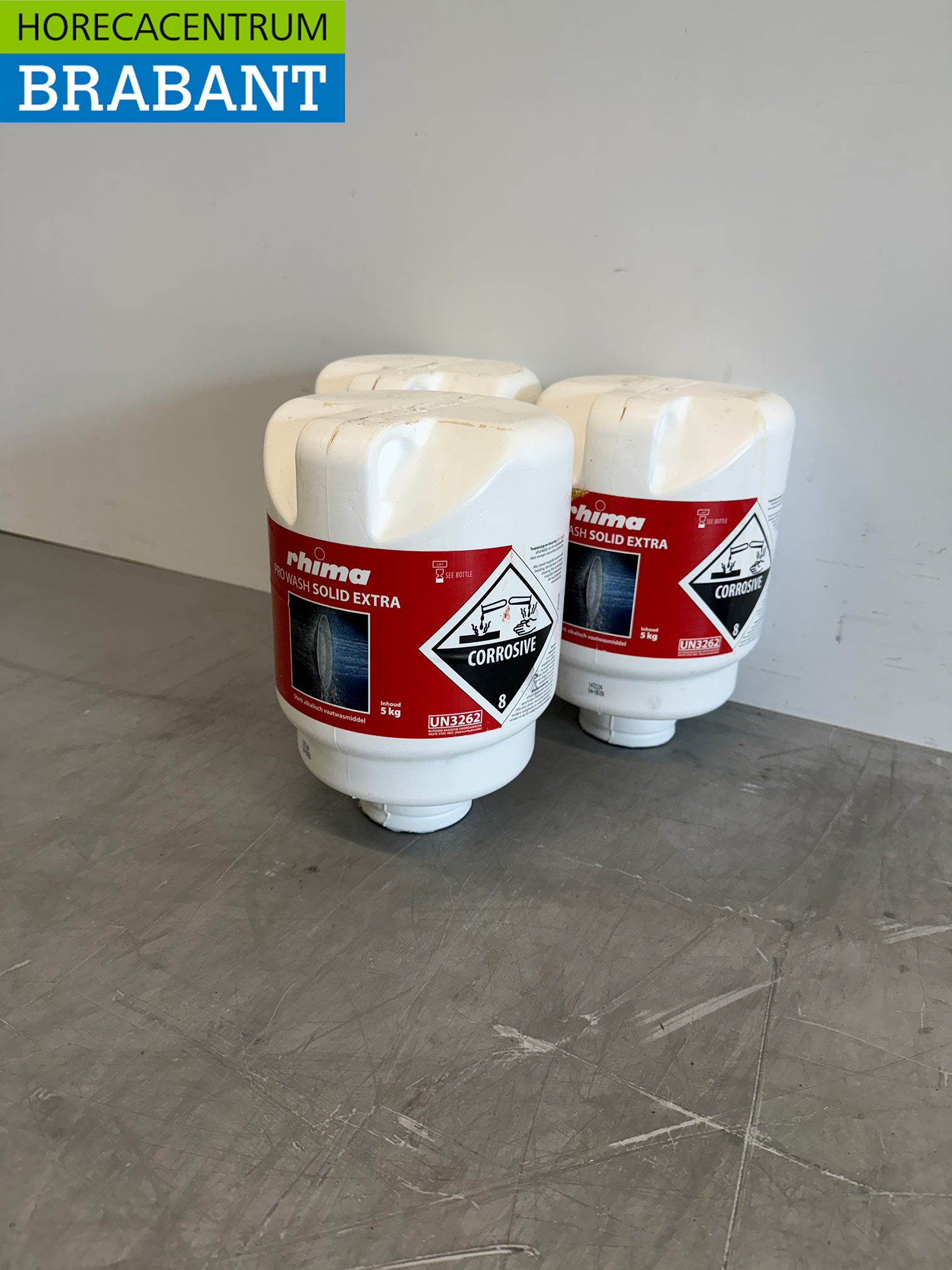Rhima Pro Wash Solid Extra 3 x 5 kilo Vaatwasmiddel Zeep Horeca - Afbeelding 2