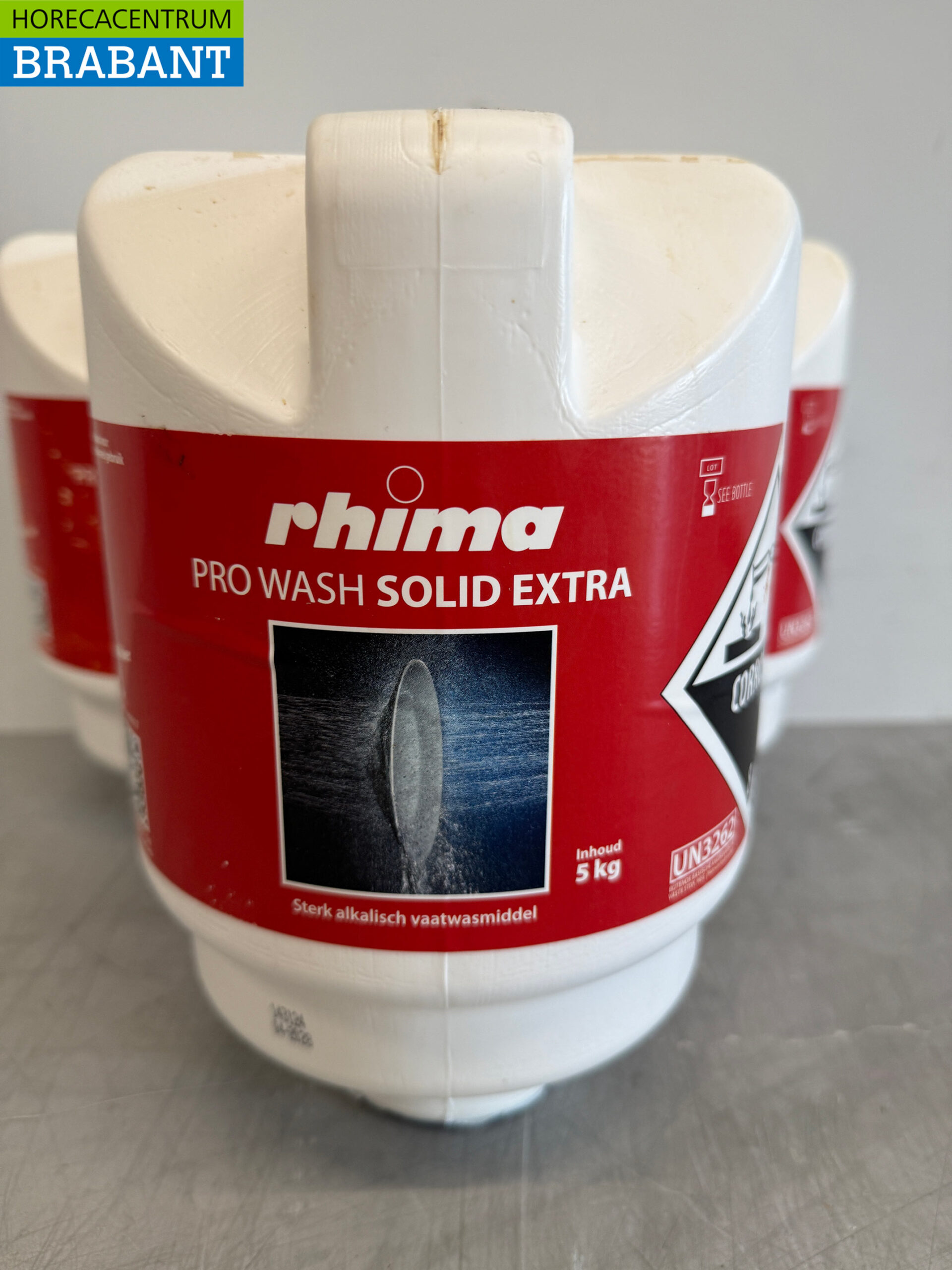 Rhima Pro Wash Solid Extra 3 x 5 kilo Vaatwasmiddel Zeep Horeca - Afbeelding 4