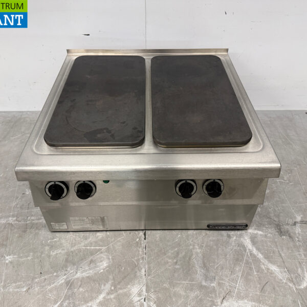 RVS Kuppersbusch Elektrische 4 pits fornuis 70 cm 400V Horeca