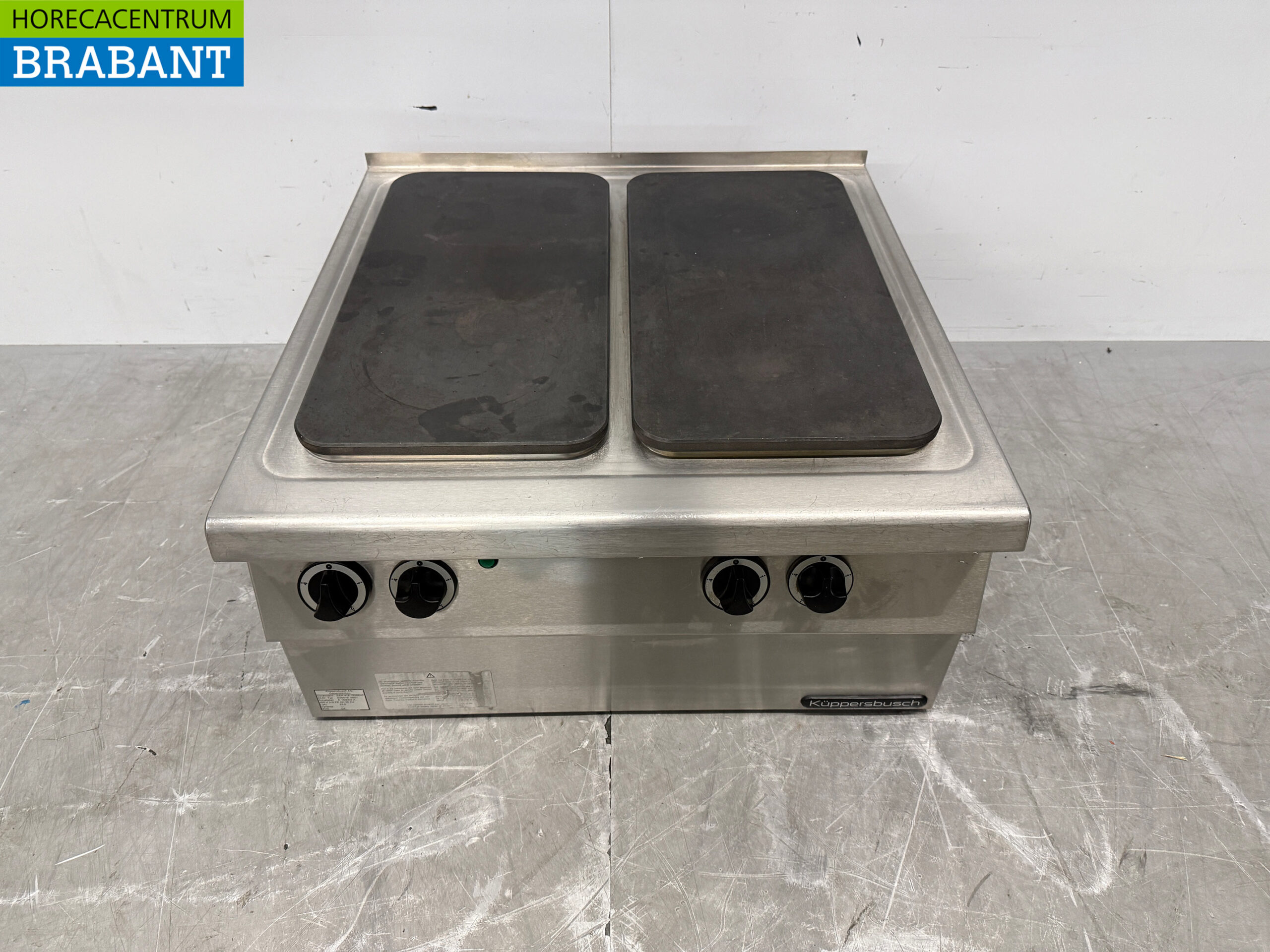 RVS Kuppersbusch Elektrische 4 pits fornuis 70 cm 400V Horeca