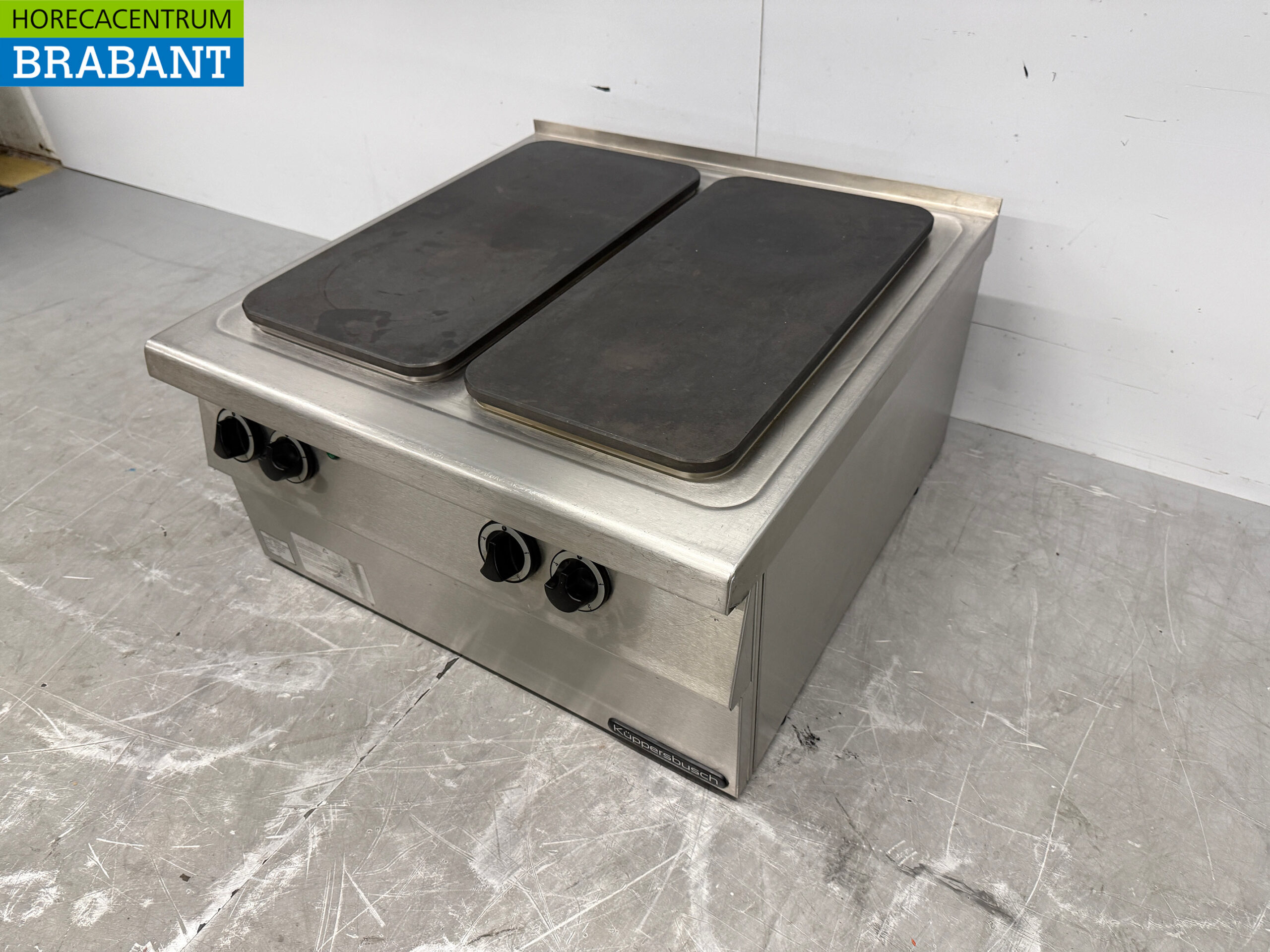 RVS Kuppersbusch Elektrische 4 pits fornuis 70 cm 400V Horeca - Afbeelding 2
