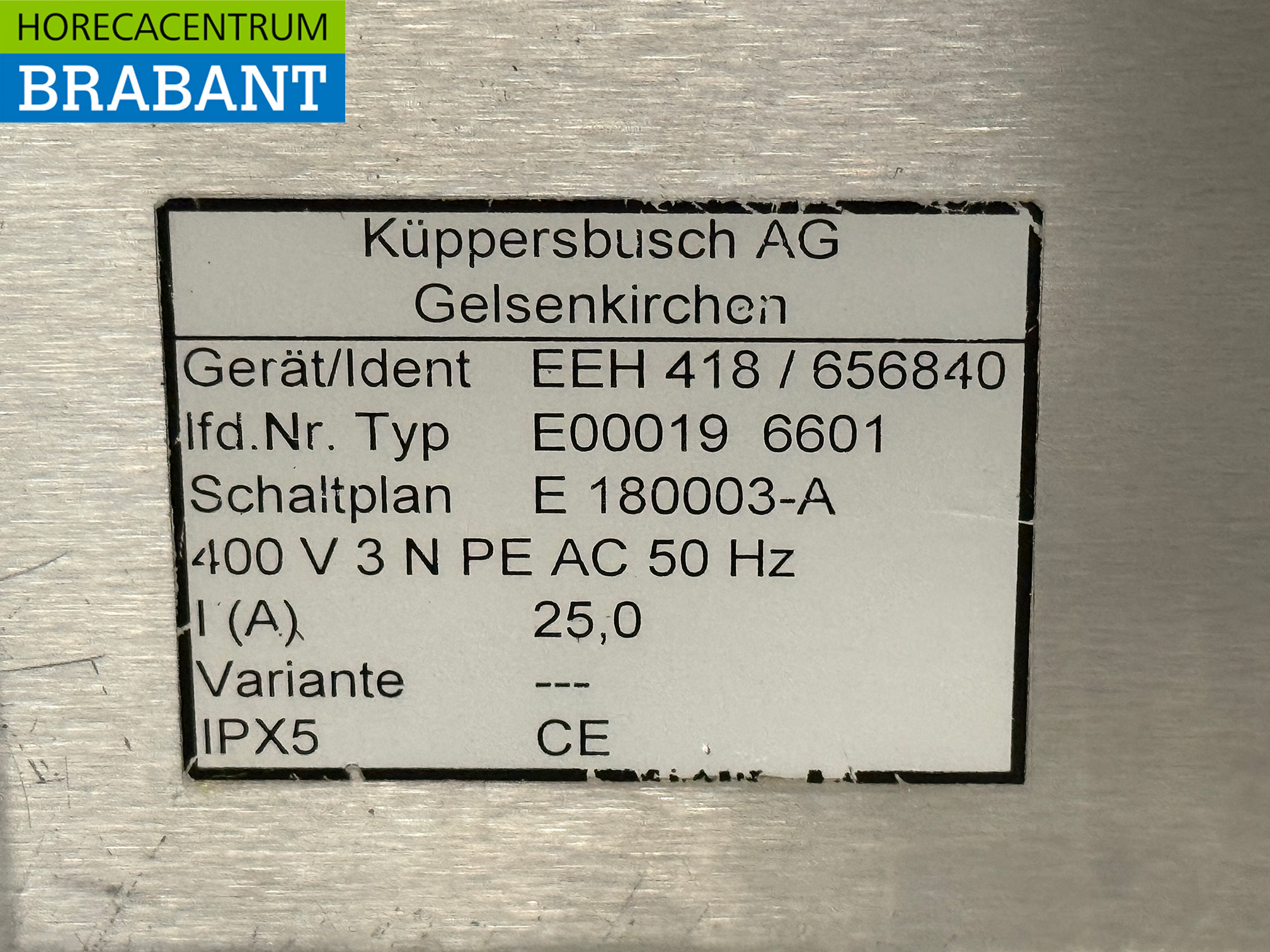 RVS Kuppersbusch Elektrische 4 pits fornuis 70 cm 400V Horeca - Afbeelding 5