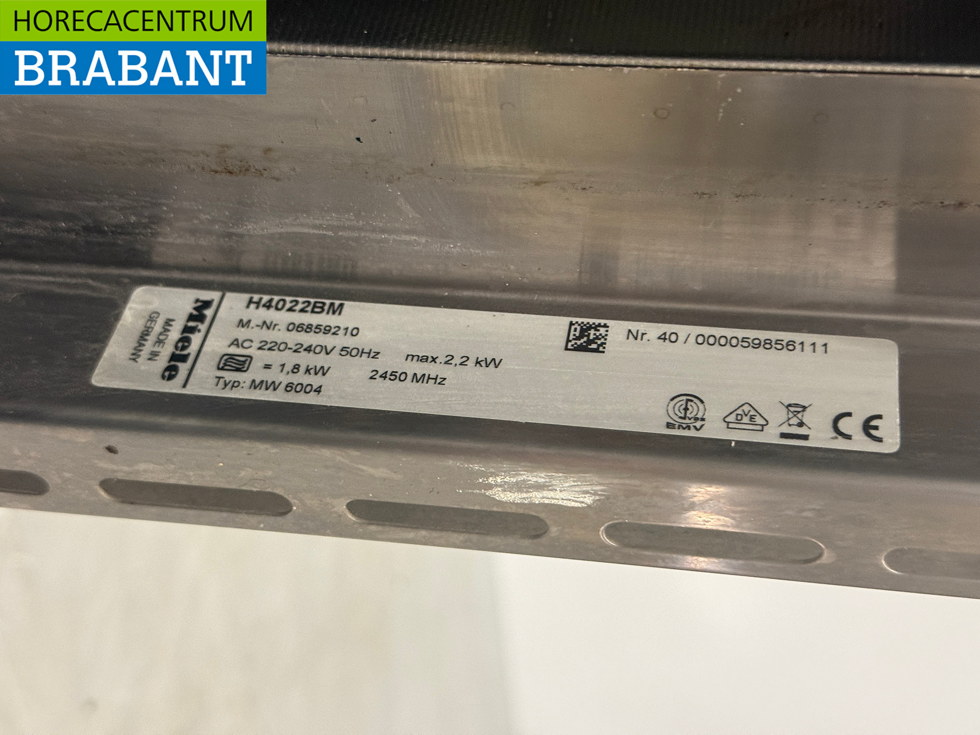 RVS Miele Inbouw Combi Magnetron met grill 230V Horeca - Afbeelding 5