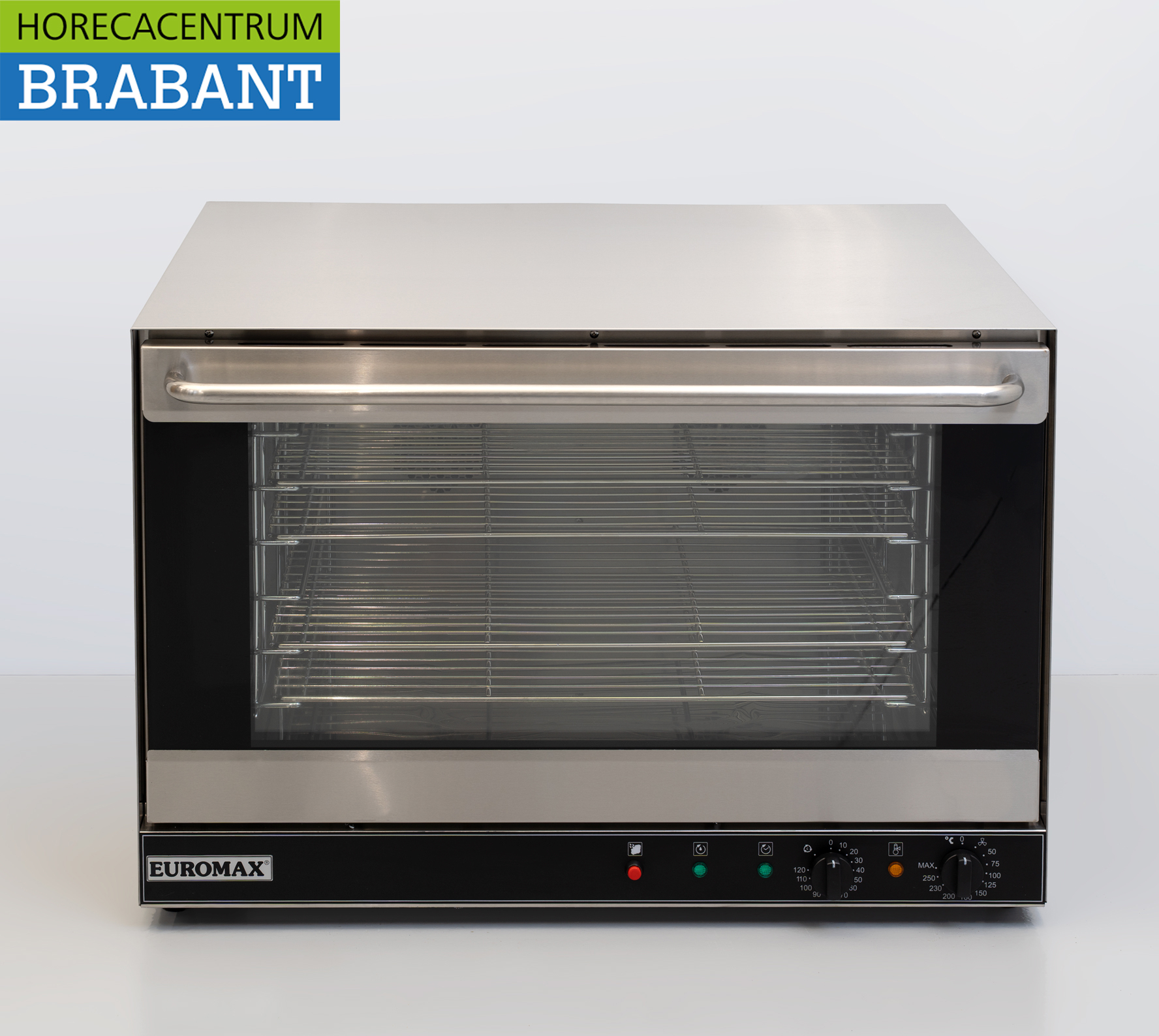 RVS Euromax Linea Nero Turbo 10904N Heteluchtoven Oven 60 x 40 cm / 1/1GN 230V Horeca