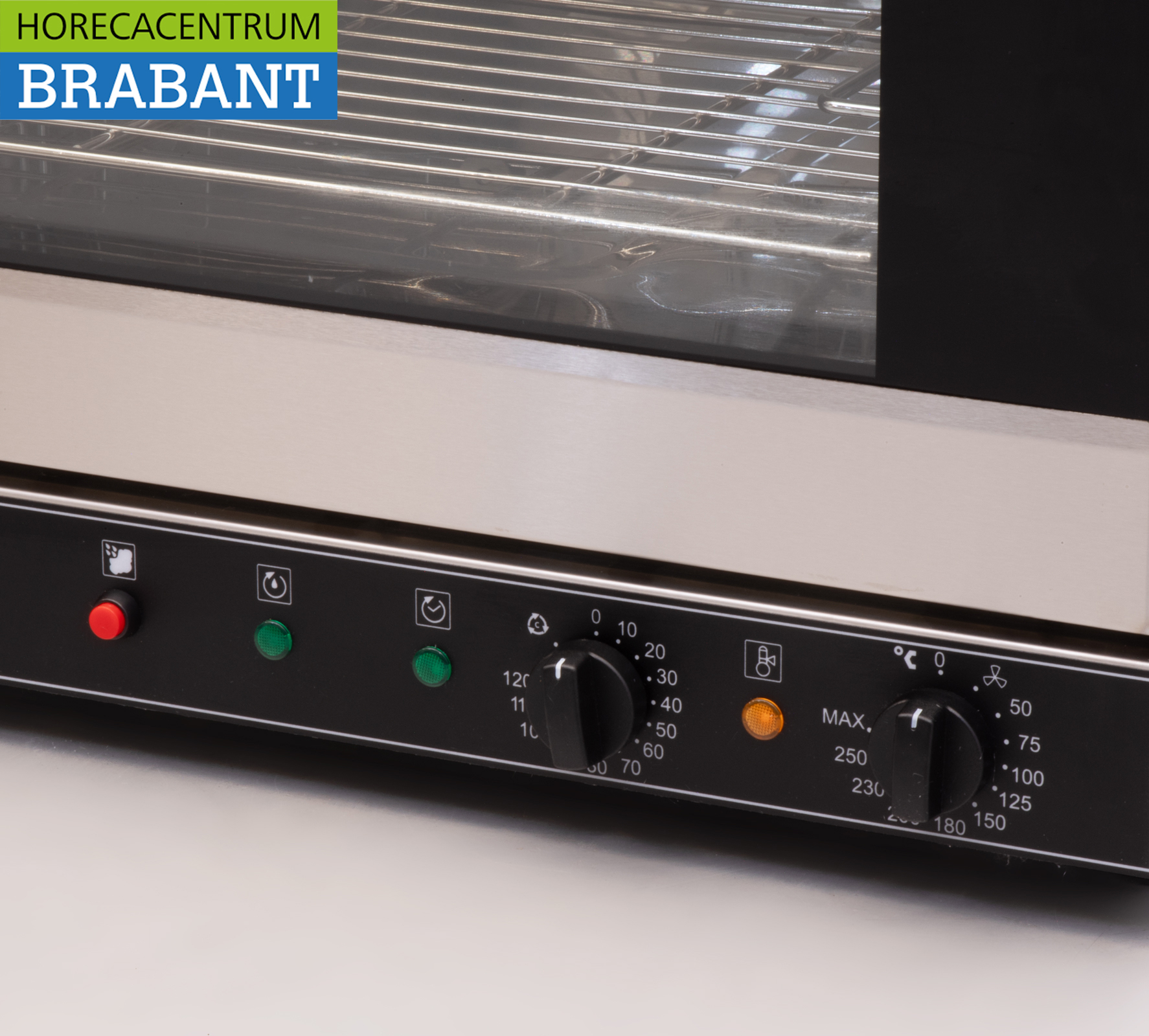 RVS Euromax Linea Nero Turbo 10904N Heteluchtoven Oven 60 x 40 cm / 1/1GN 230V Horeca - Afbeelding 6