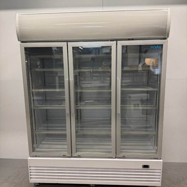 Polar Verrijdbare 3 Glasdeur Koeling 1300 liter 230V Horeca