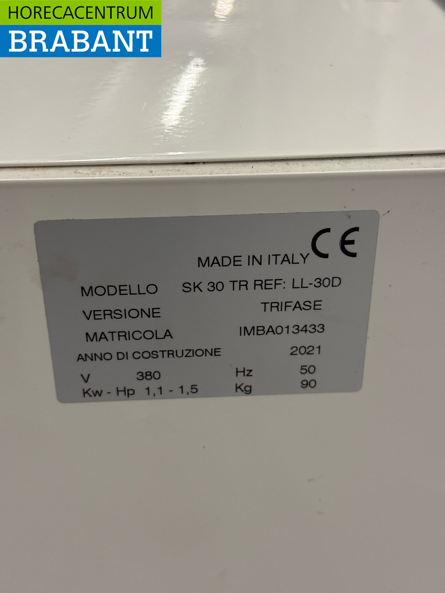 Fimar Verrijdbare Deegkneder Spiraalkneder 30 liter 400V Horeca - Afbeelding 6