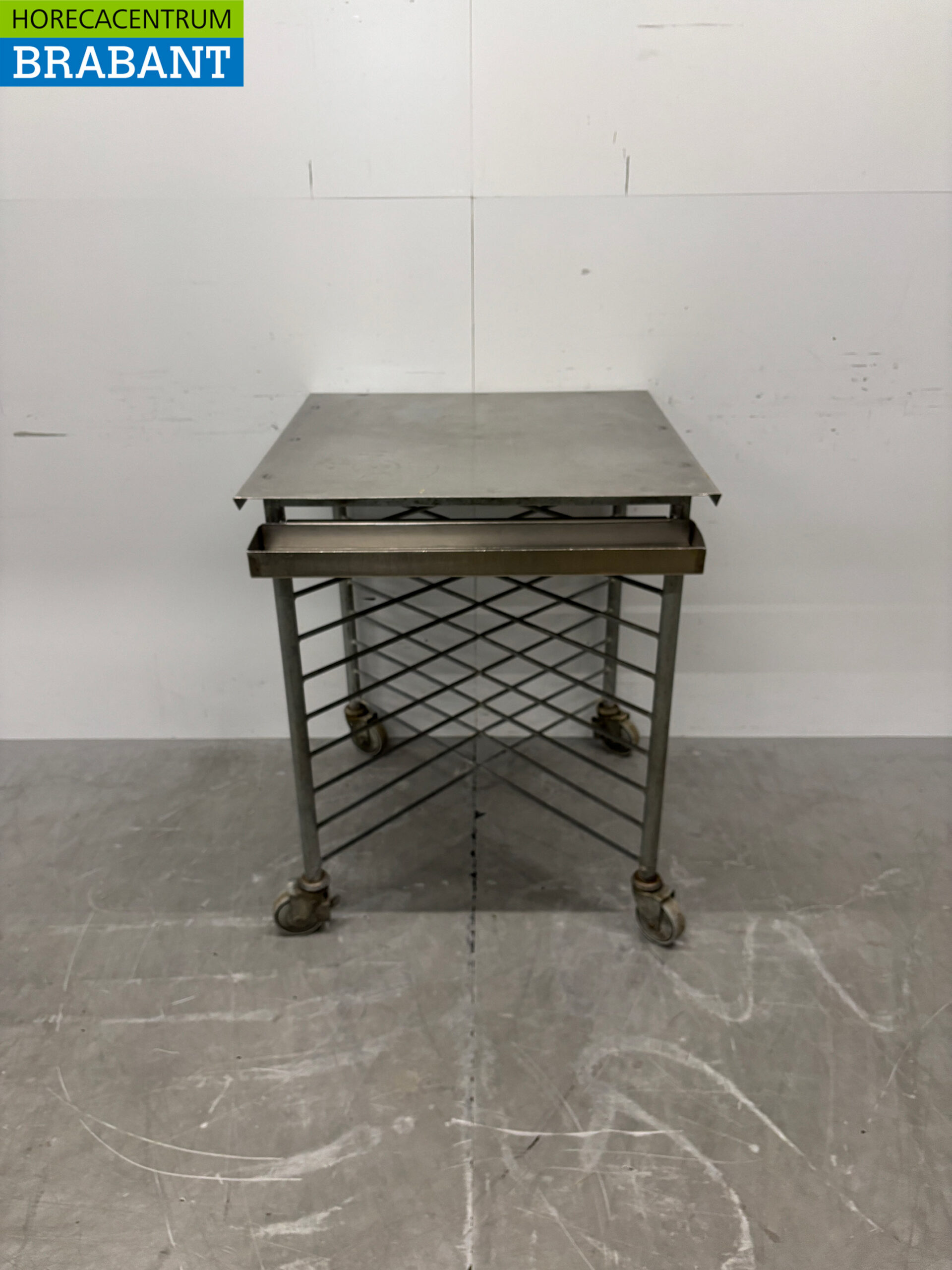 RVS Verrijdbaar onderstel 75 x 75 x 90.5 Horeca