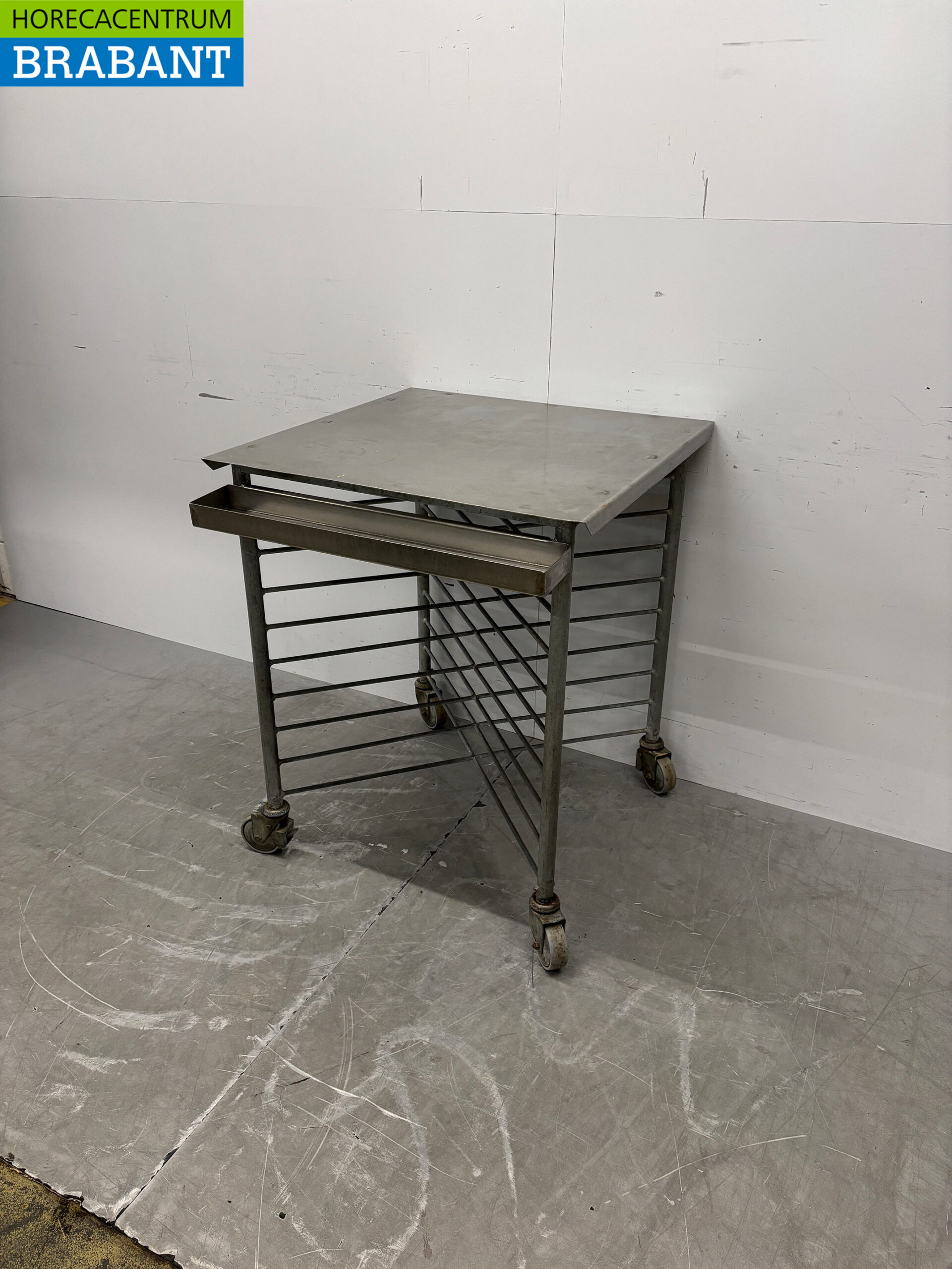 RVS Verrijdbaar onderstel 75 x 75 x 90.5 Horeca - Afbeelding 2