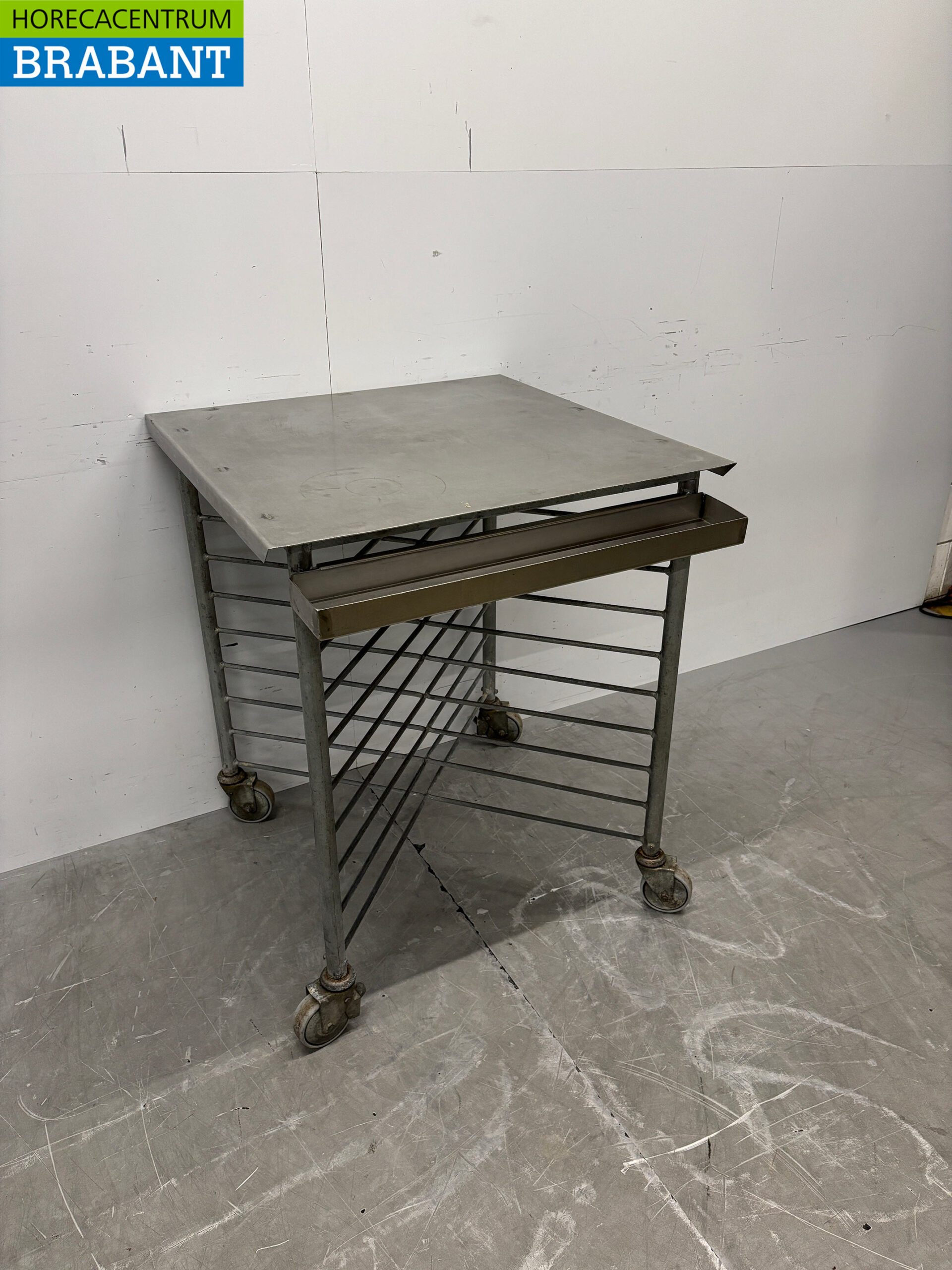 RVS Verrijdbaar onderstel 75 x 75 x 90.5 Horeca - Afbeelding 3