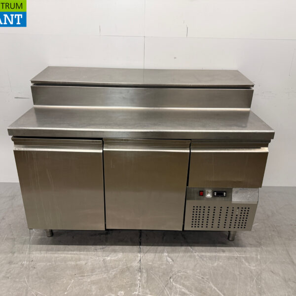 RVS Tecfrigo Saladette Koelwerkbank 2 Deuren 147 cm 230V Horeca