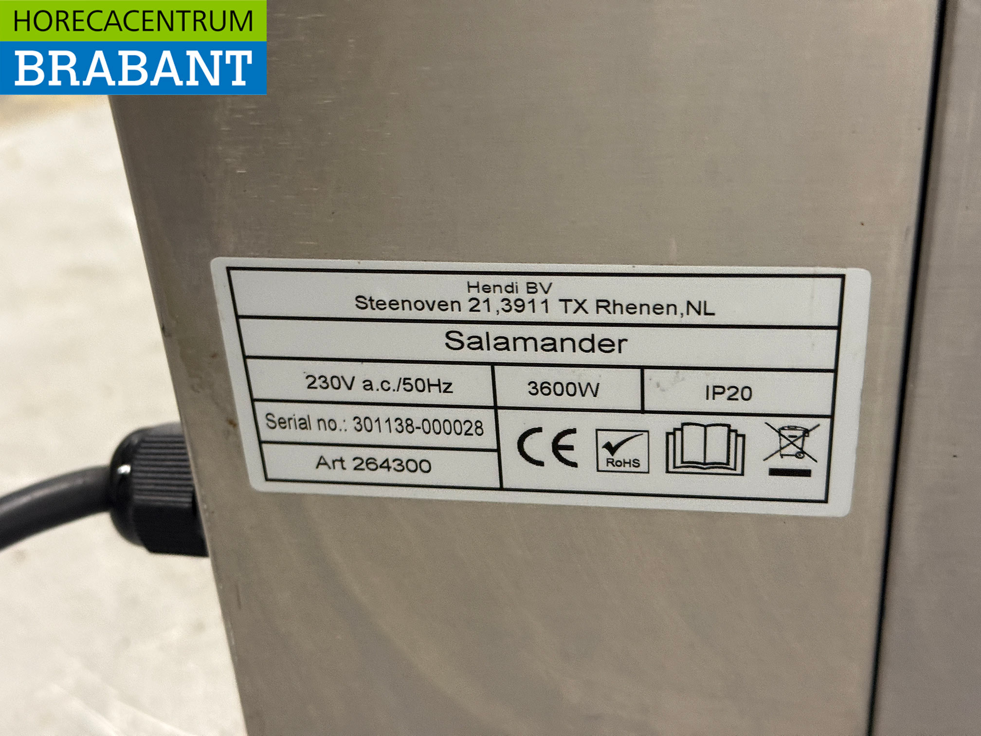 RVS Hendi Salamander 80 cm 230V Horeca - Afbeelding 5