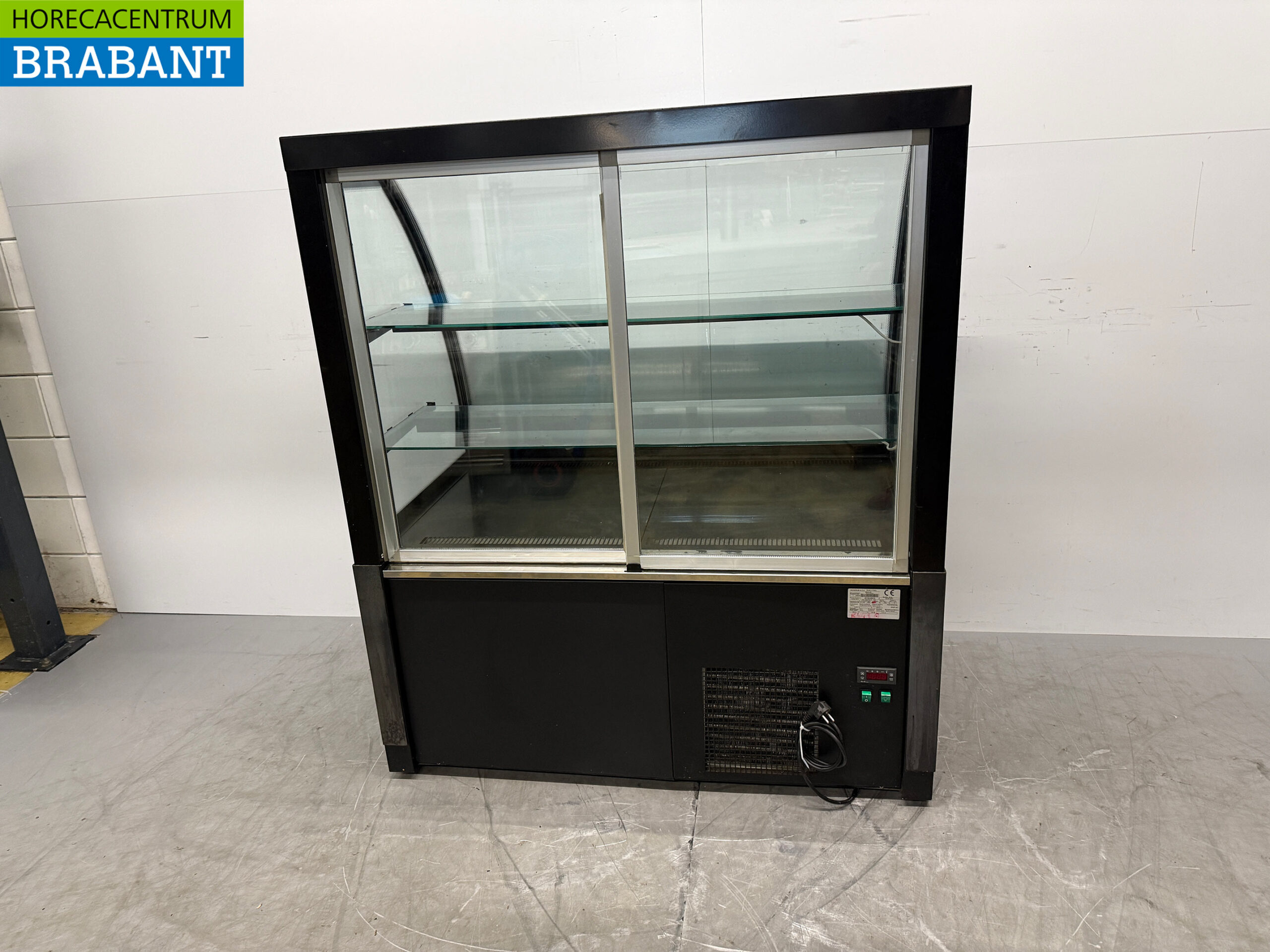 Tecnodom Koelvitrine Gebaksvitrine 2 Schuifdeuren 120 cm 230V Horeca - Afbeelding 5