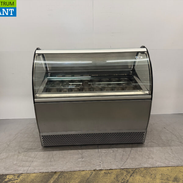 ISA Schepijsvitrine Ijsvitrine 16 x 5 liter bak 150,5 cm 230V Horeca