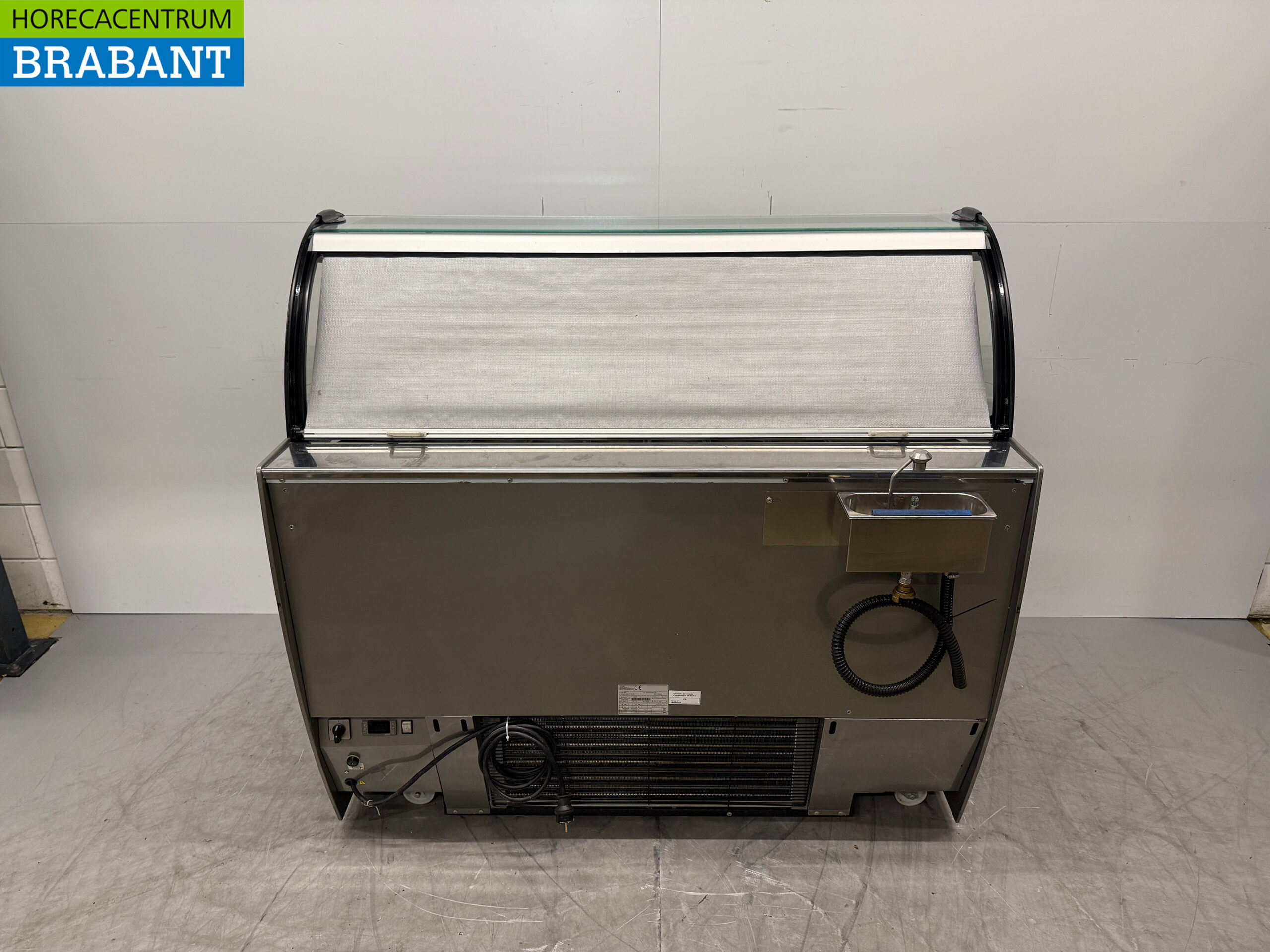 ISA Schepijsvitrine Ijsvitrine 16 x 5 liter bak 150,5 cm 230V Horeca - Afbeelding 5