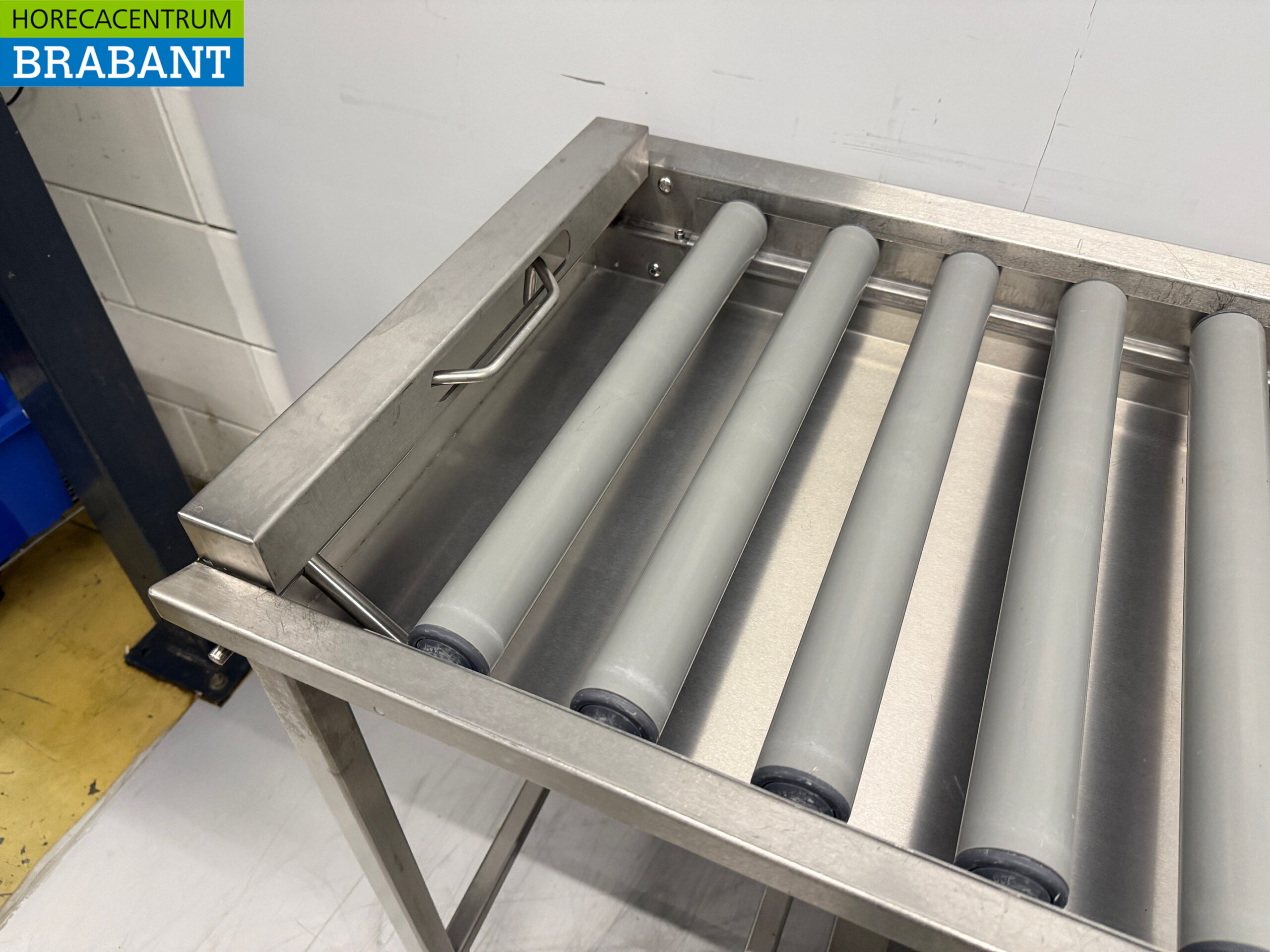 RVS Wexiodisk Afvoertafel Rollenbaan T.B.V. Doorschuifvaatwasser 310 cm Horeca - Afbeelding 4