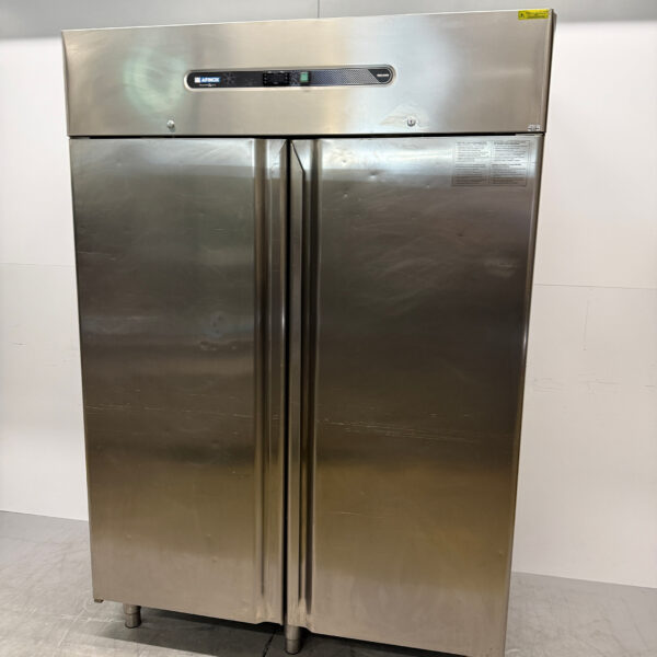 RVS Afinox Dubbeldeurs Vriezer 1400 liter 230V Horeca