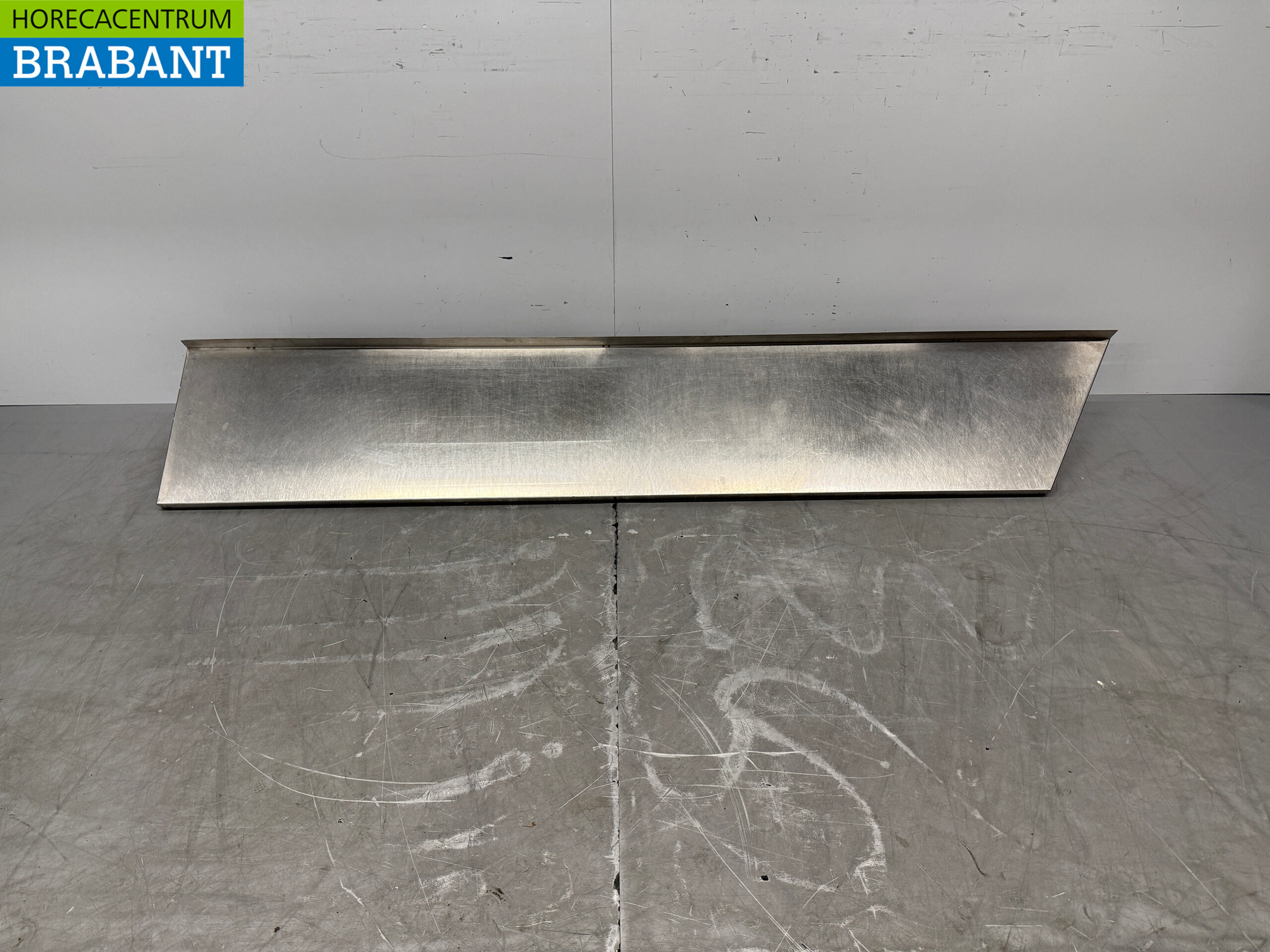 RVS Wandschap Schap 223 x 40 cm Horeca