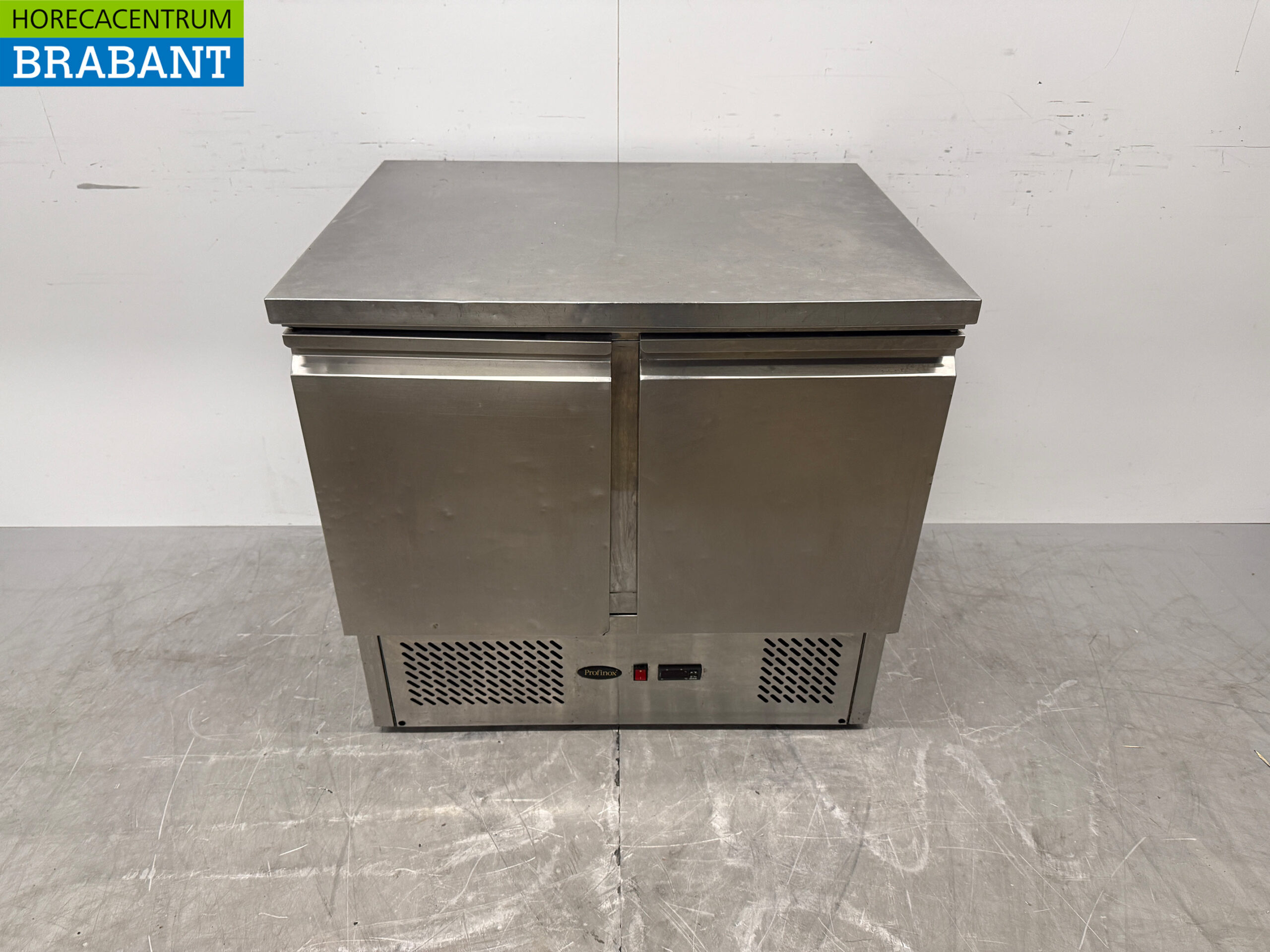 RVS Profinox Koelwerkbank 2 Deuren 90 cm 230V Horeca
