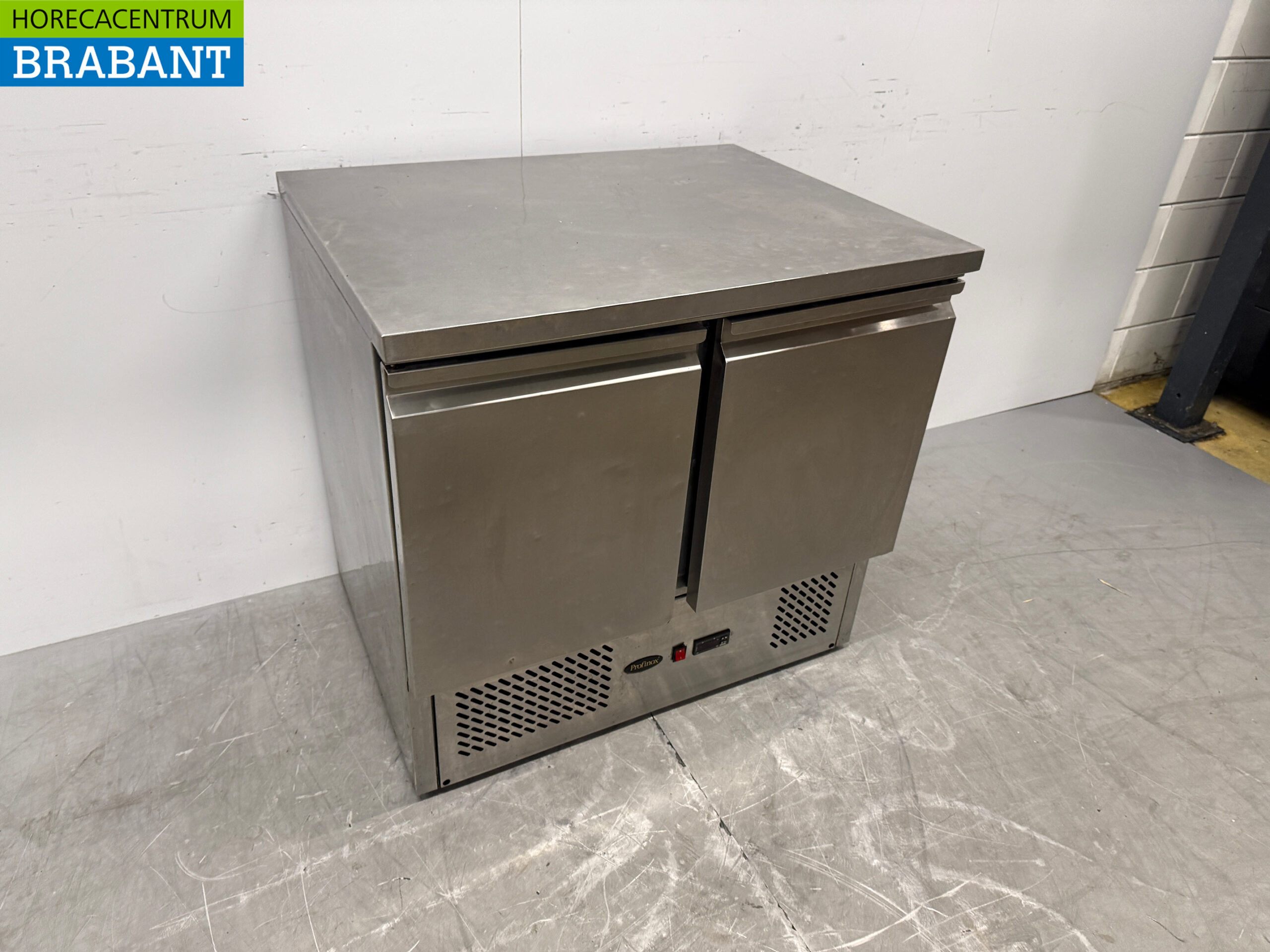 RVS Profinox Koelwerkbank 2 Deuren 90 cm 230V Horeca - Afbeelding 3