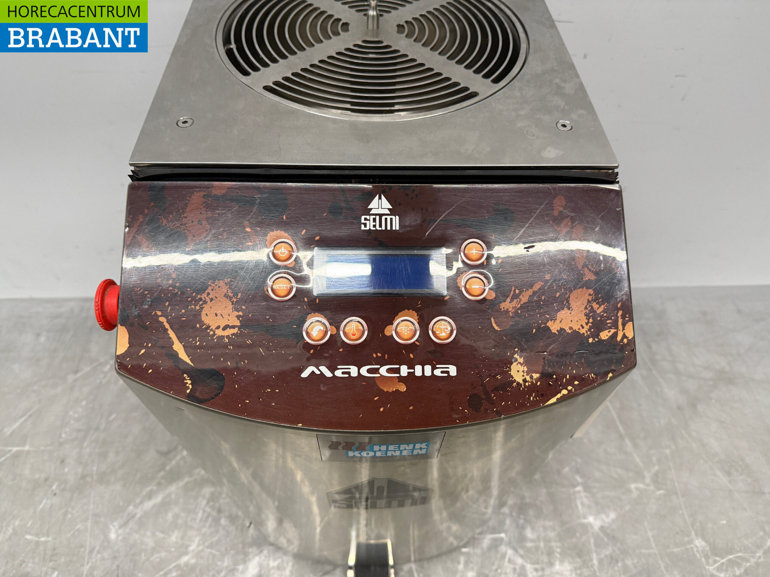 RVS Selmi Macchia Chocolade Tempereermachine 10 kilo 230V Horeca - Afbeelding 5