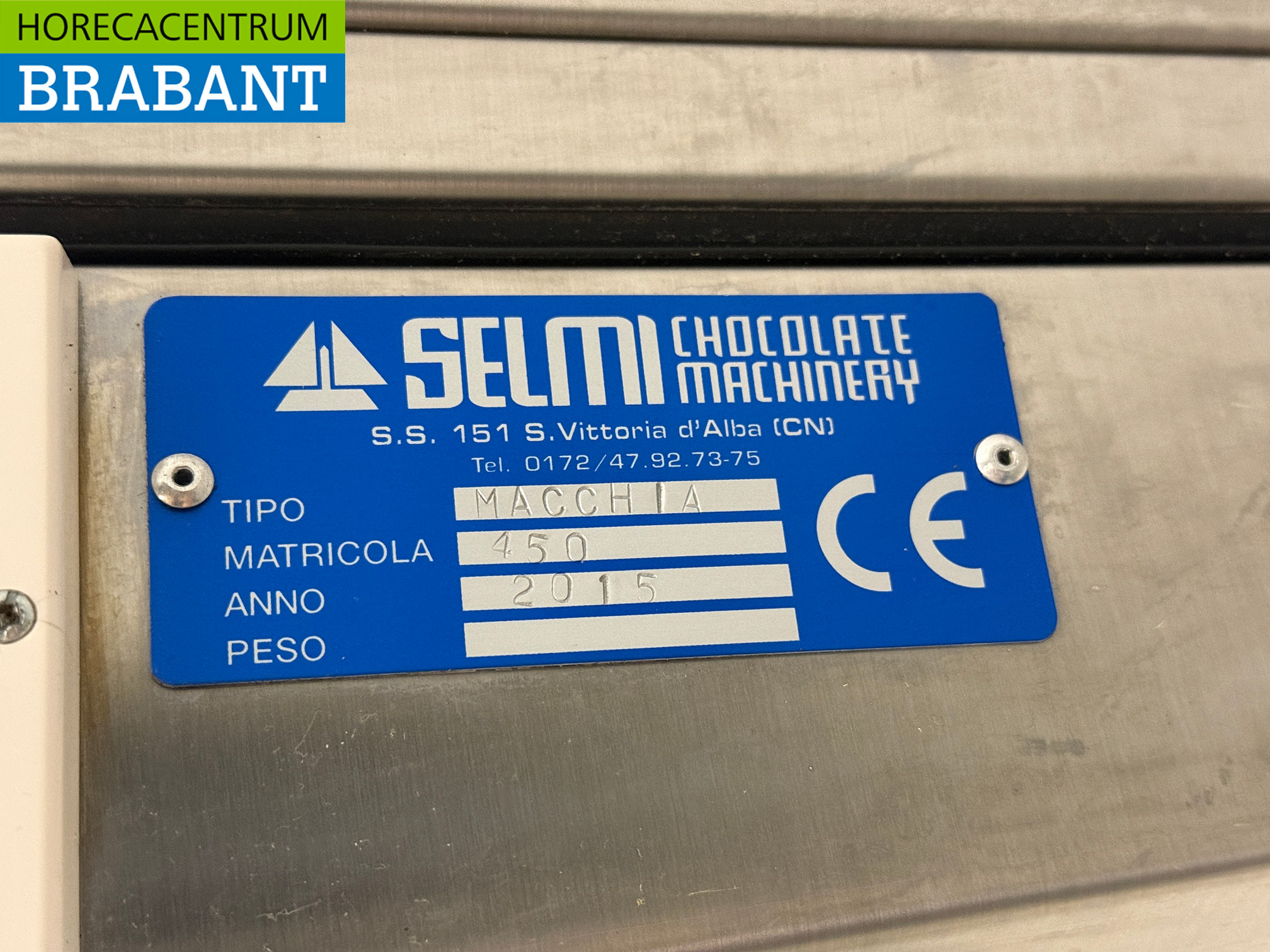 RVS Selmi Macchia Chocolade Tempereermachine 10 kilo 230V Horeca - Afbeelding 8