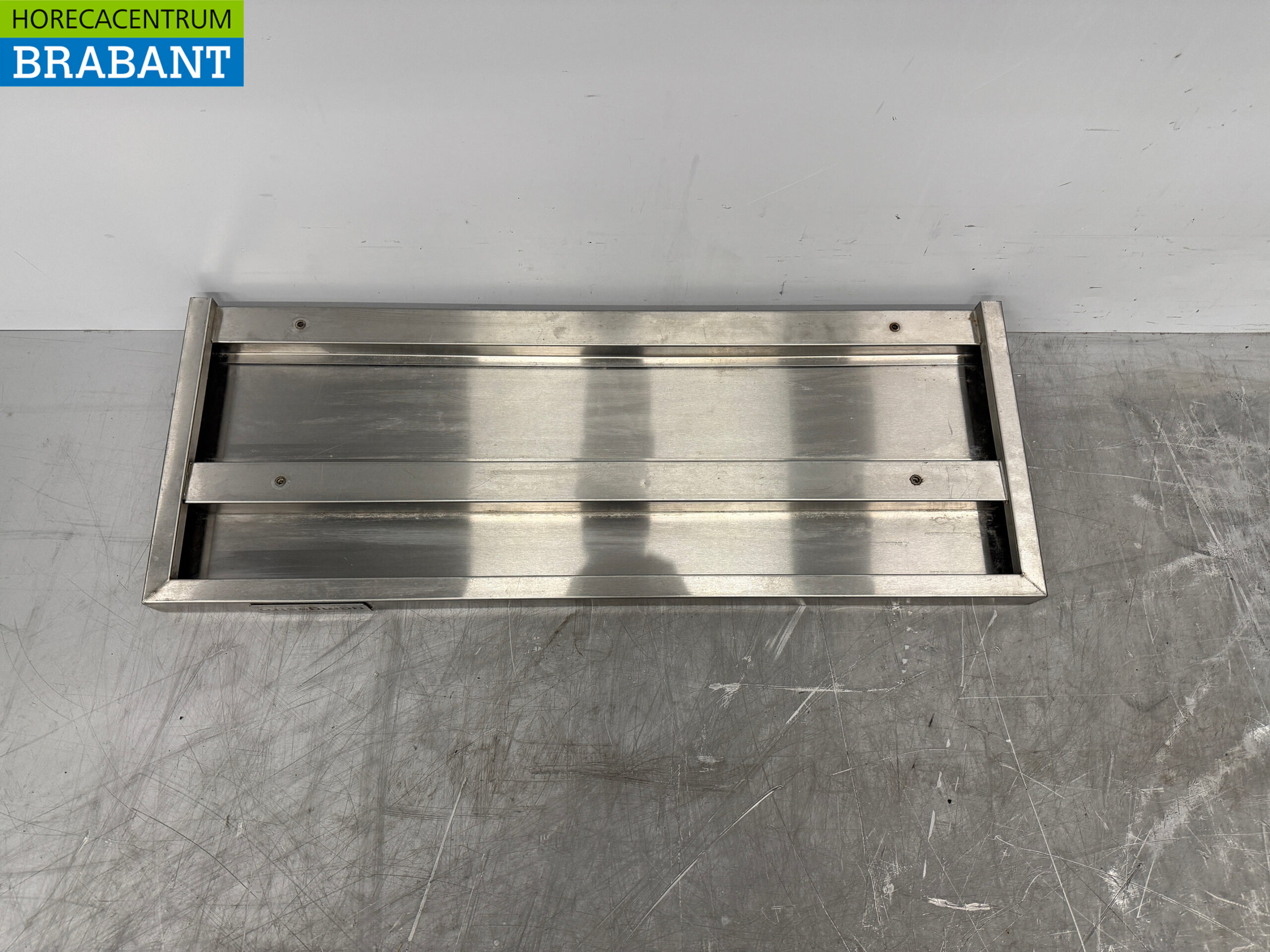 RVS Wandschap Schap 80 x 30 cm Horeca - Afbeelding 4