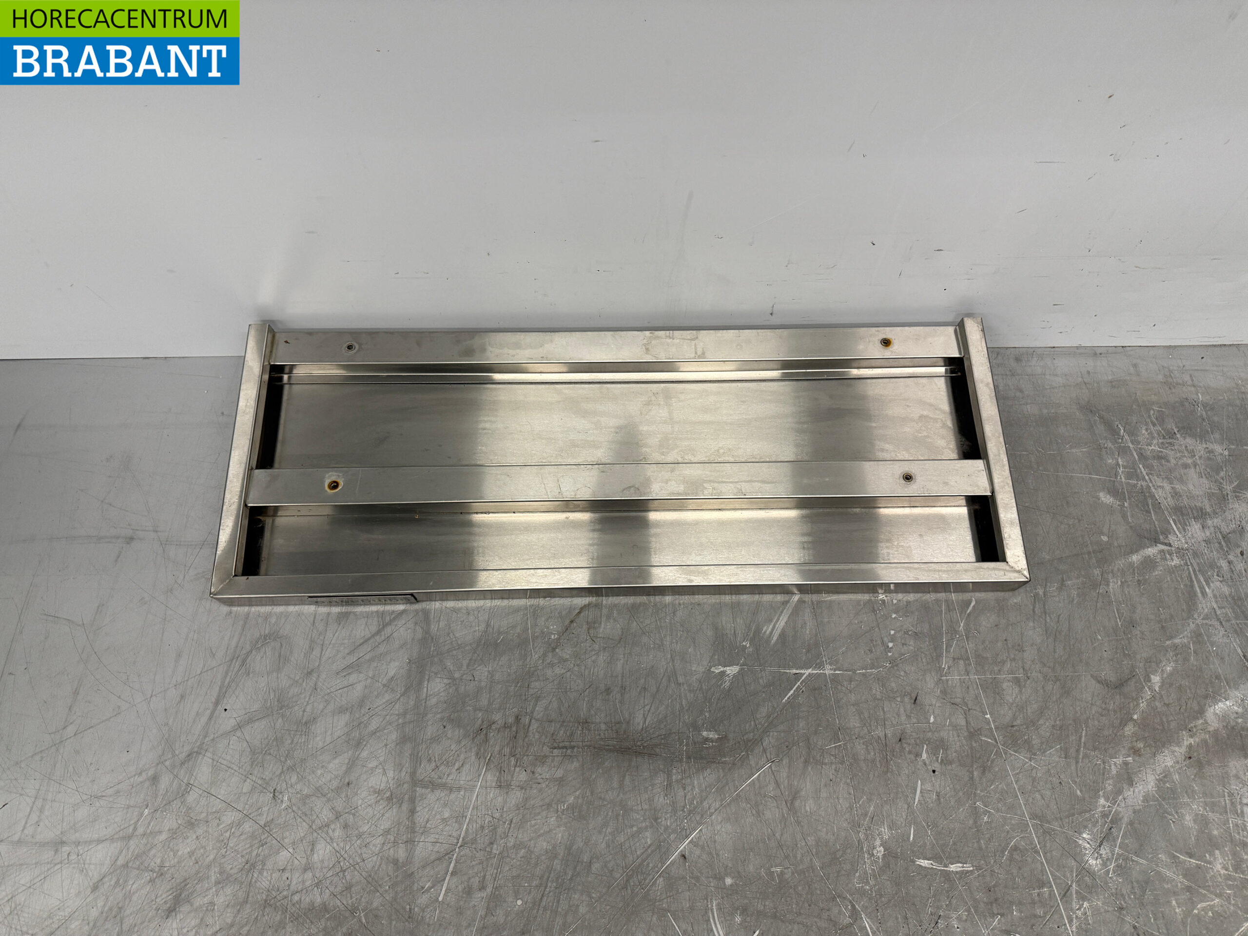 RVS Wandschap Schap 80 x 30 cm Horeca - Afbeelding 4