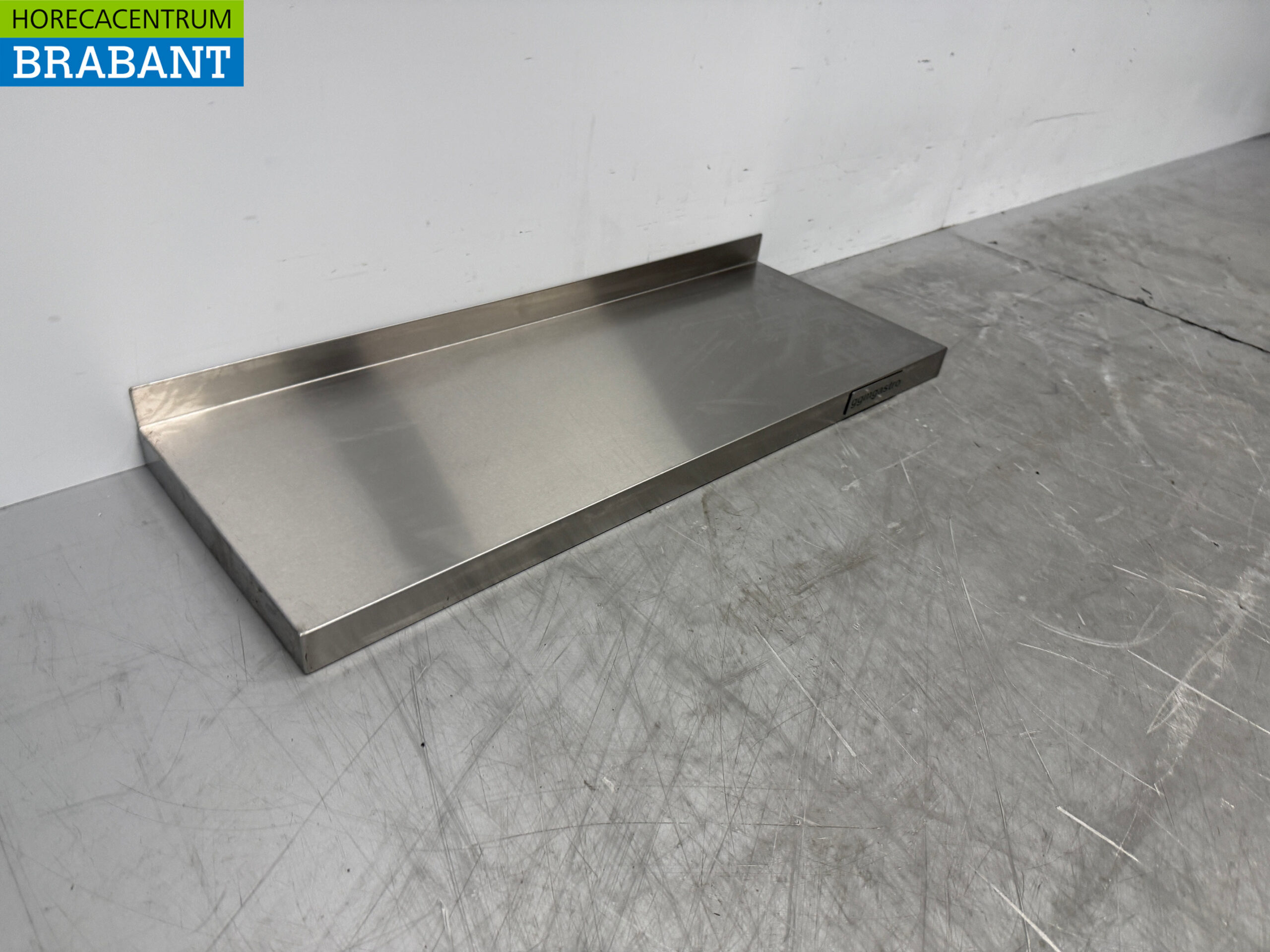 RVS Wandschap Schap 80 x 30 cm Horeca - Afbeelding 3