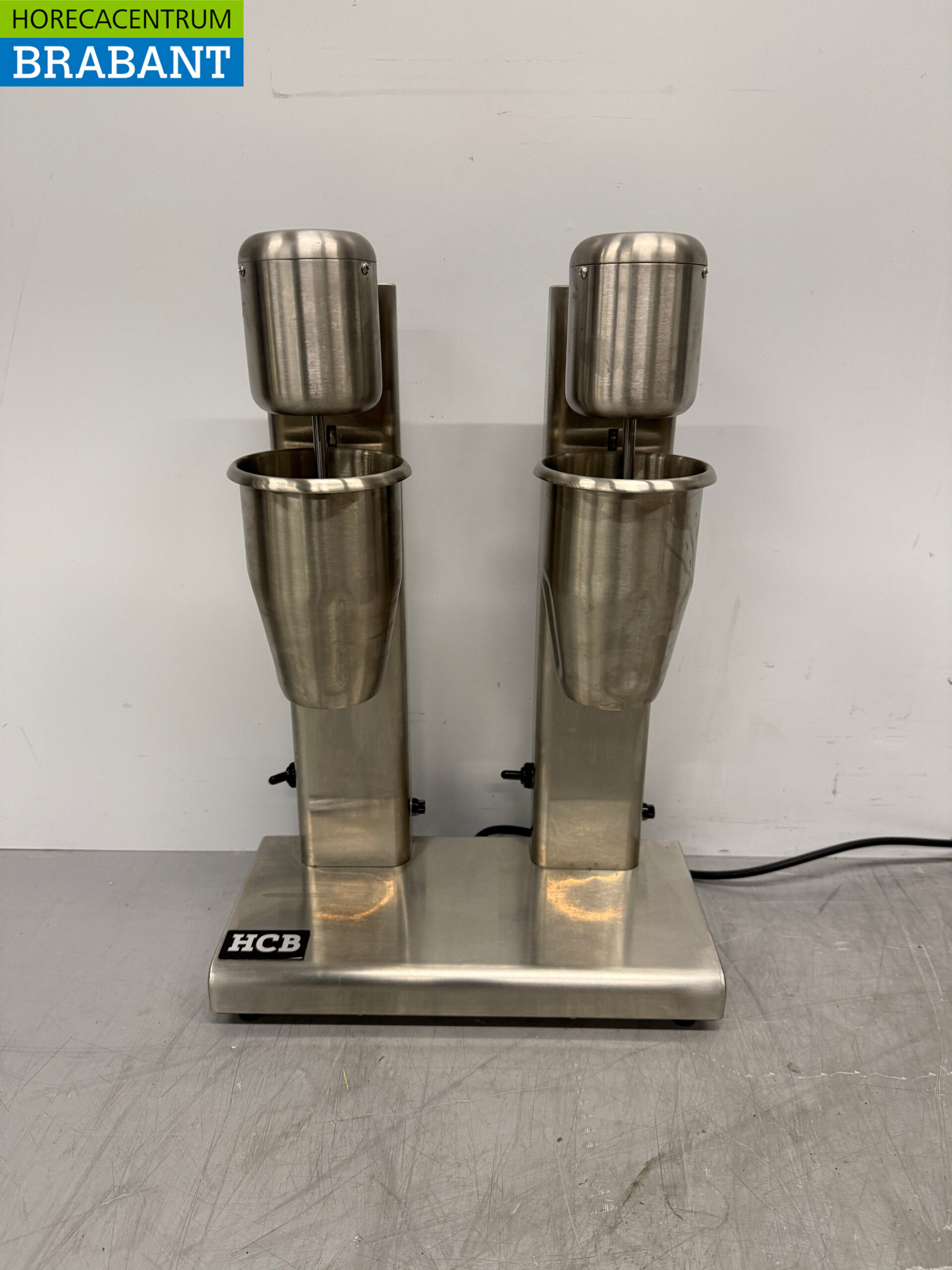 RVS Dubbele Milkshaker Milk shaker Milkshakemixer 2 x 750 ml 230V Horeca