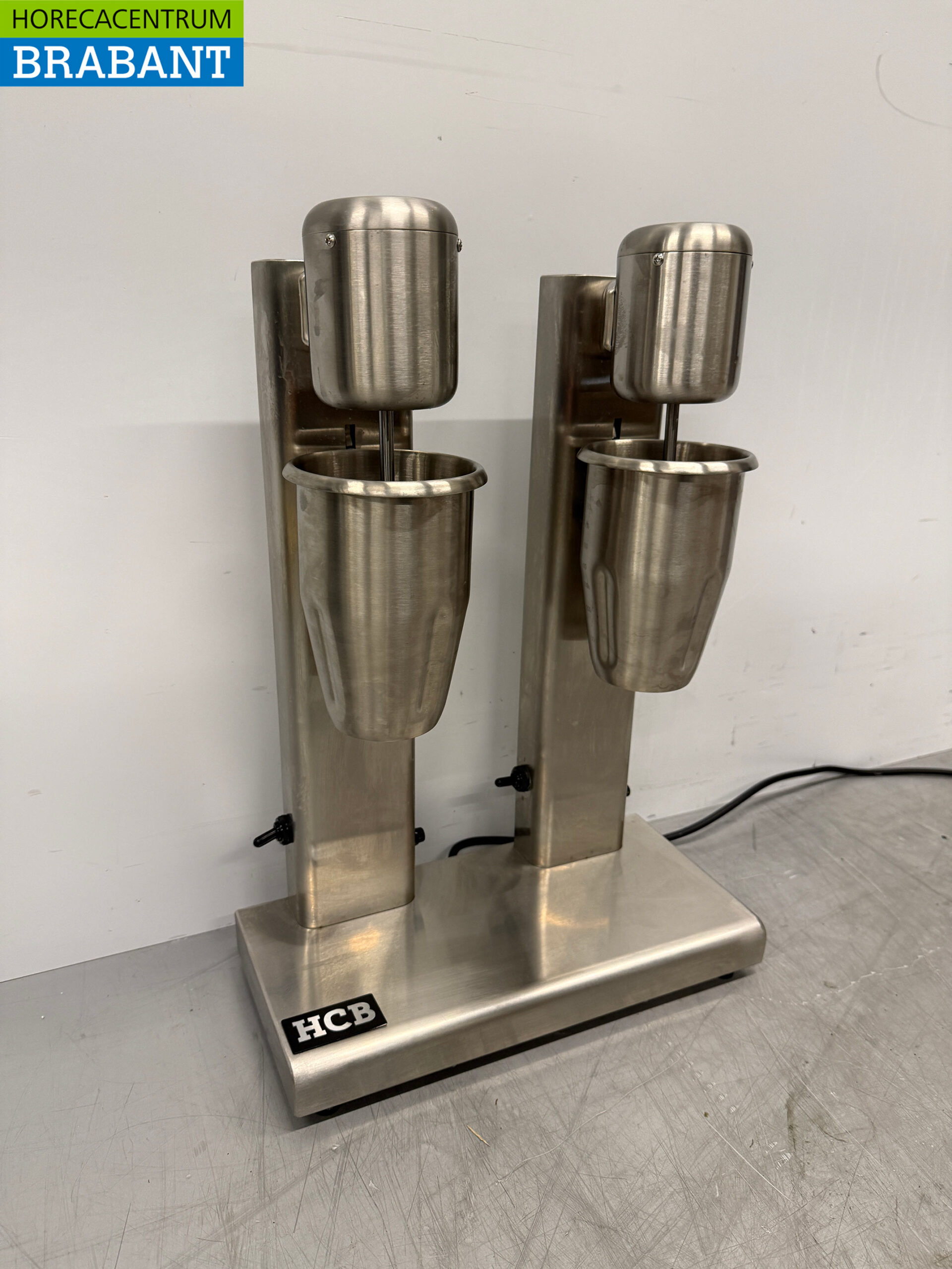 RVS Dubbele Milkshaker Milk shaker Milkshakemixer 2 x 750 ml 230V Horeca - Afbeelding 3