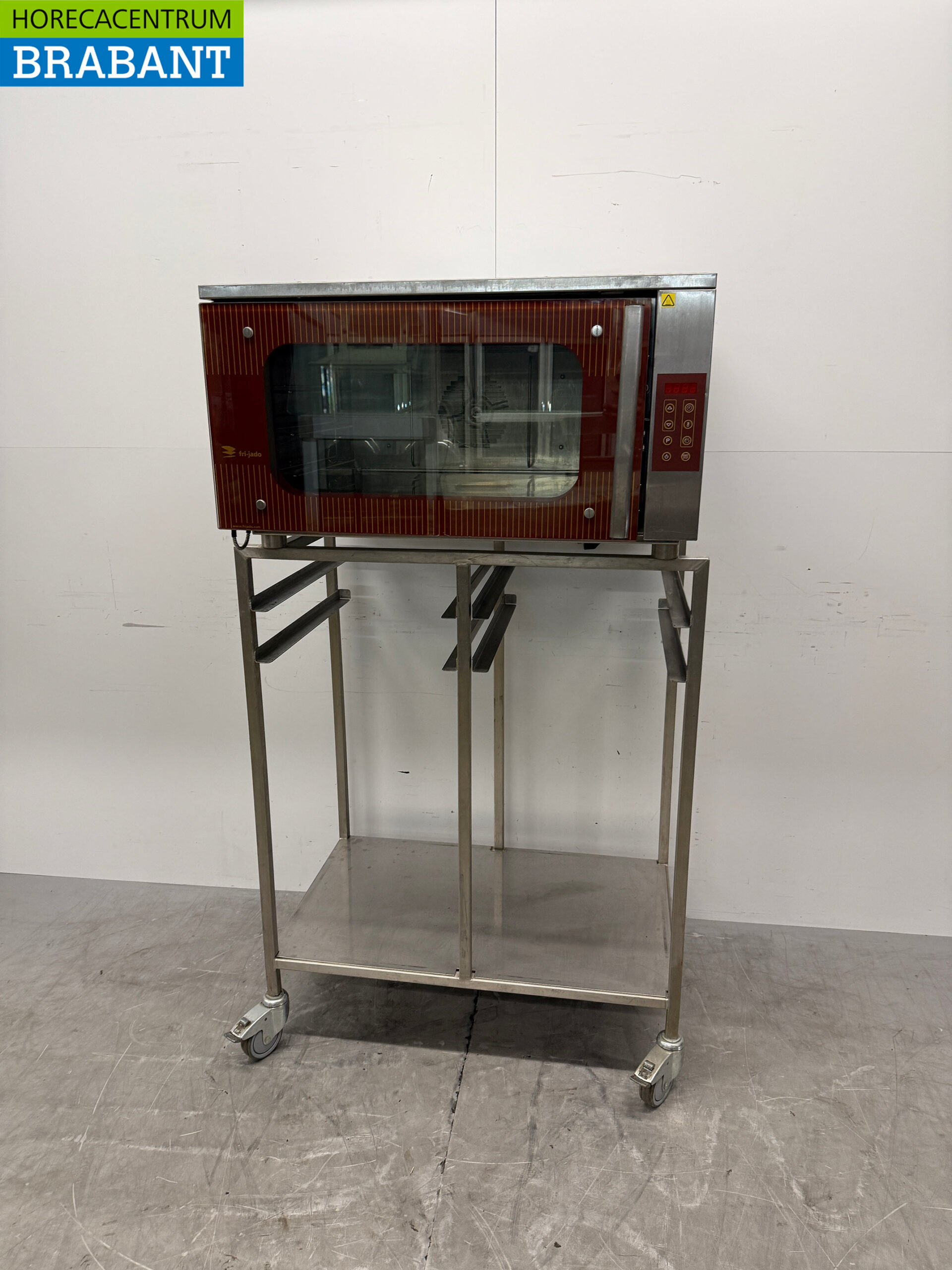 RVS Fri-Jado Heteluchtoven met vochtinjectie 3 x 60/40 cm 230V Horeca