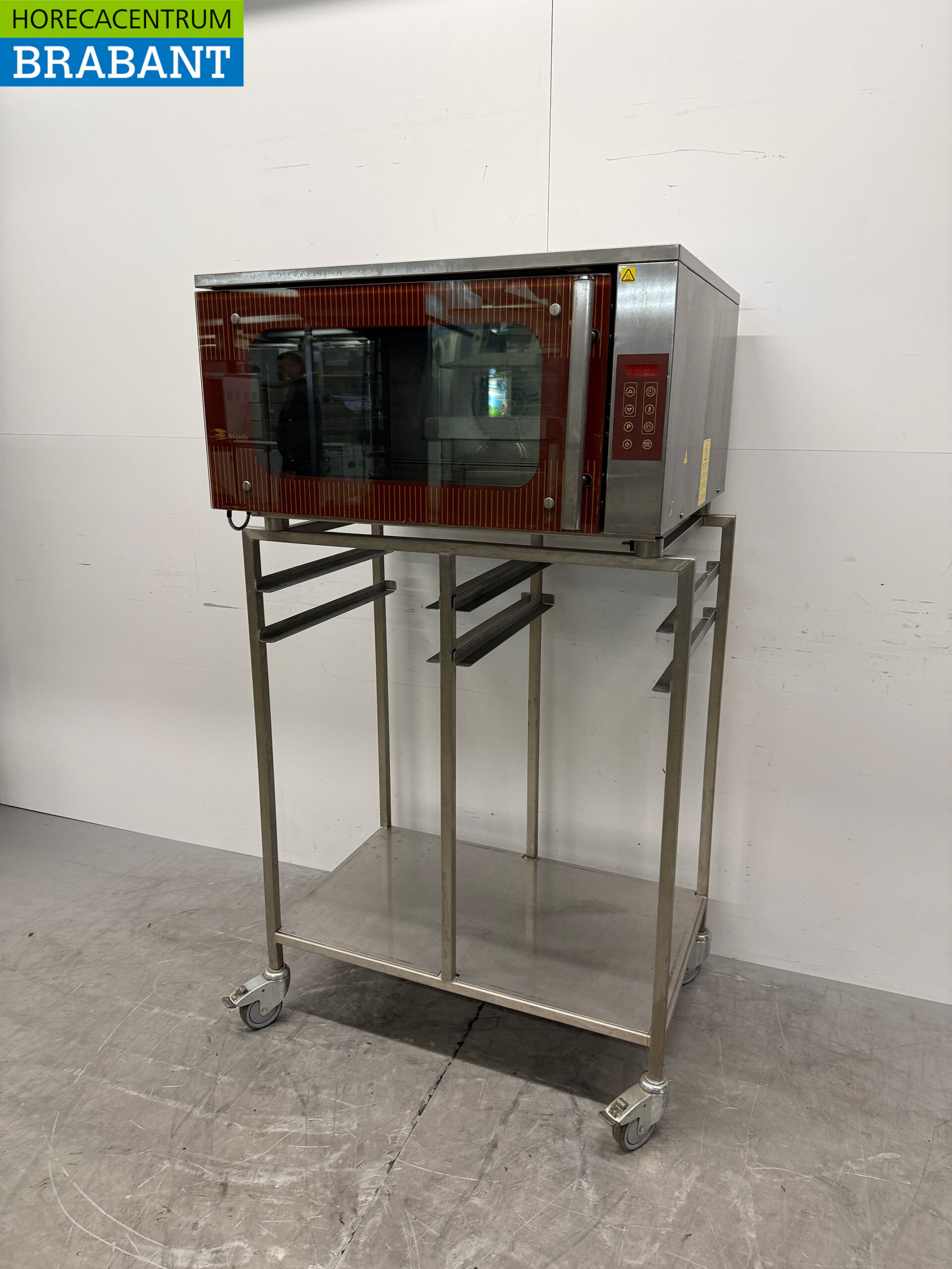 RVS Fri-Jado Heteluchtoven met vochtinjectie 3 x 60/40 cm 230V Horeca - Afbeelding 2