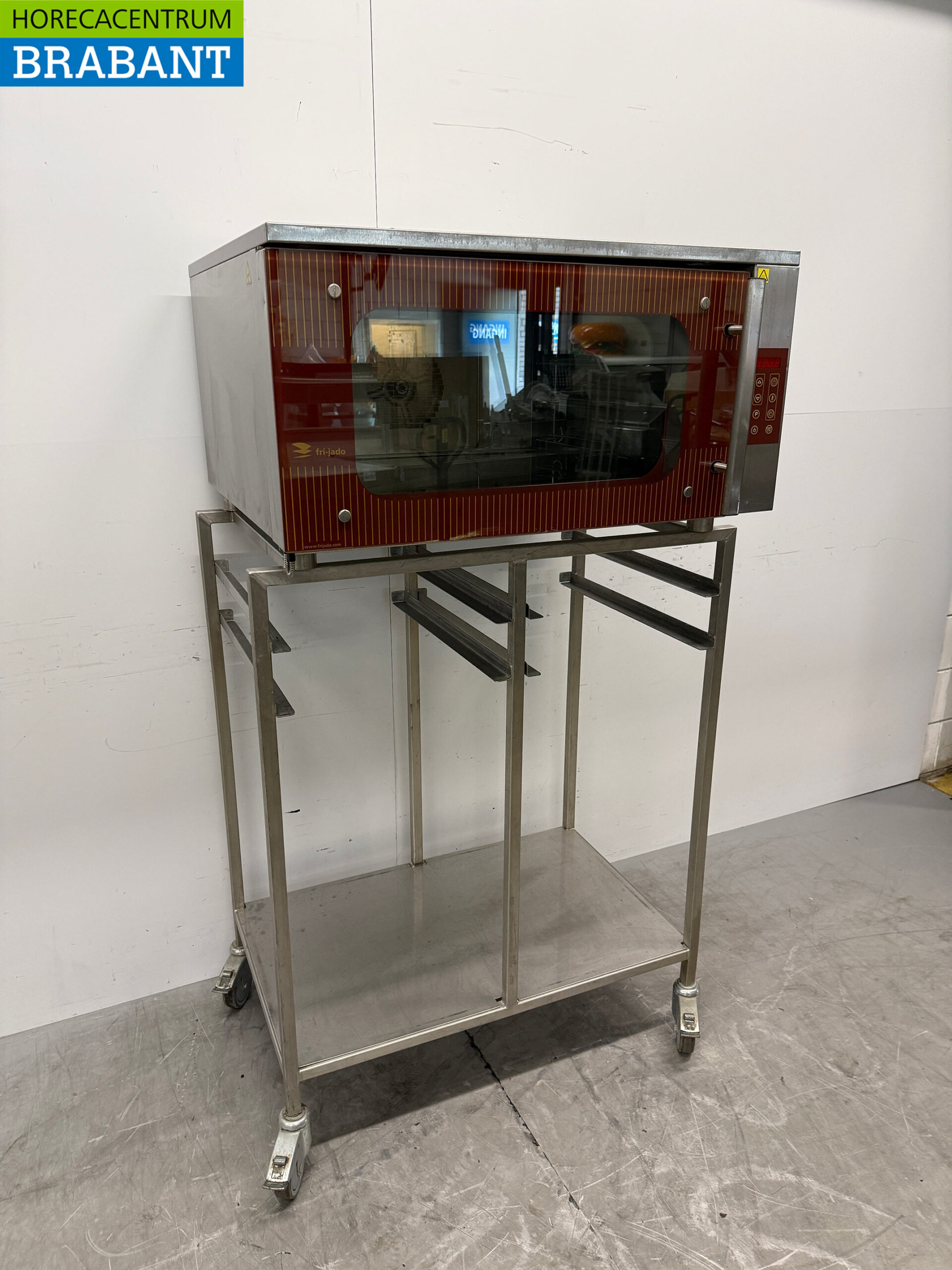 RVS Fri-Jado Heteluchtoven met vochtinjectie 3 x 60/40 cm 230V Horeca - Afbeelding 3