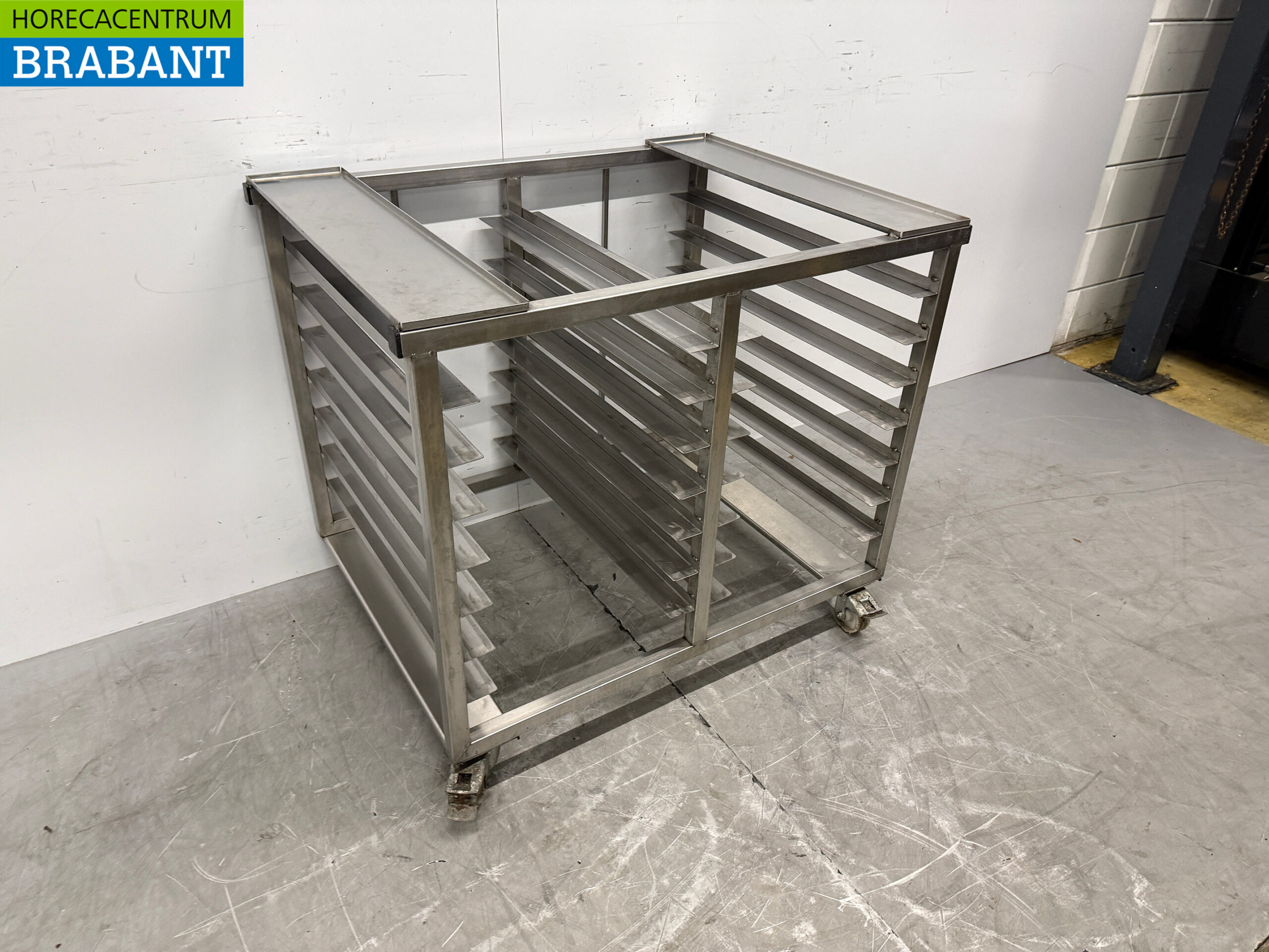 RVS Verrijdbaar Steamer Onderstel 94 x 70 x 82 cm Horeca - Afbeelding 3