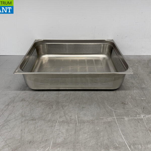 RVS Blanco 2/1 GN - Gastronorm Bak Geperforeerd 150 mm Horeca