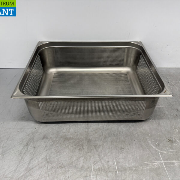 RVS Blanco 2/1 GN - Gastronorm Bak Geperforeerd 200 mm Horeca