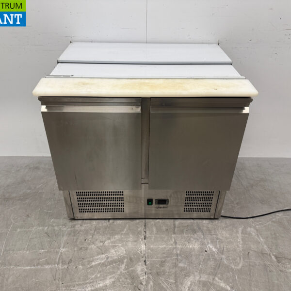 RVS Bartscher Saladette Koelwerkbank 2 Deuren 90,5 cm 230V Horeca