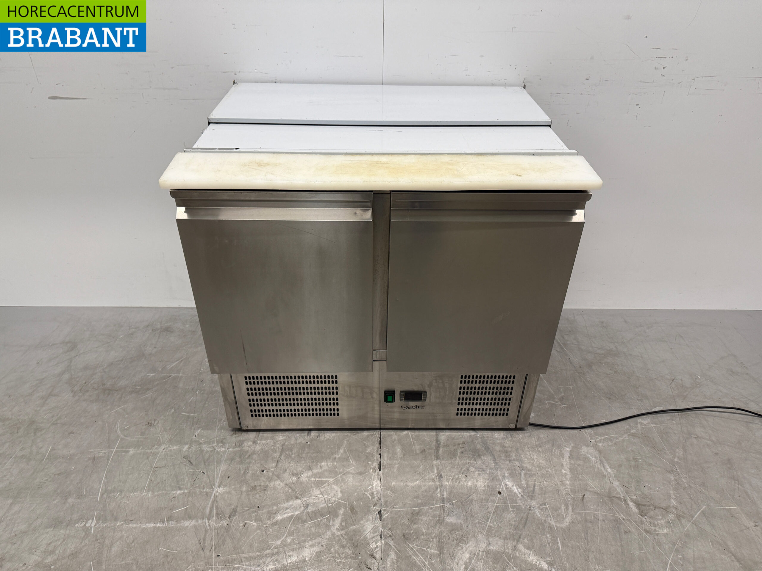 RVS Bartscher Saladette Koelwerkbank 2 Deuren 90,5 cm 230V Horeca
