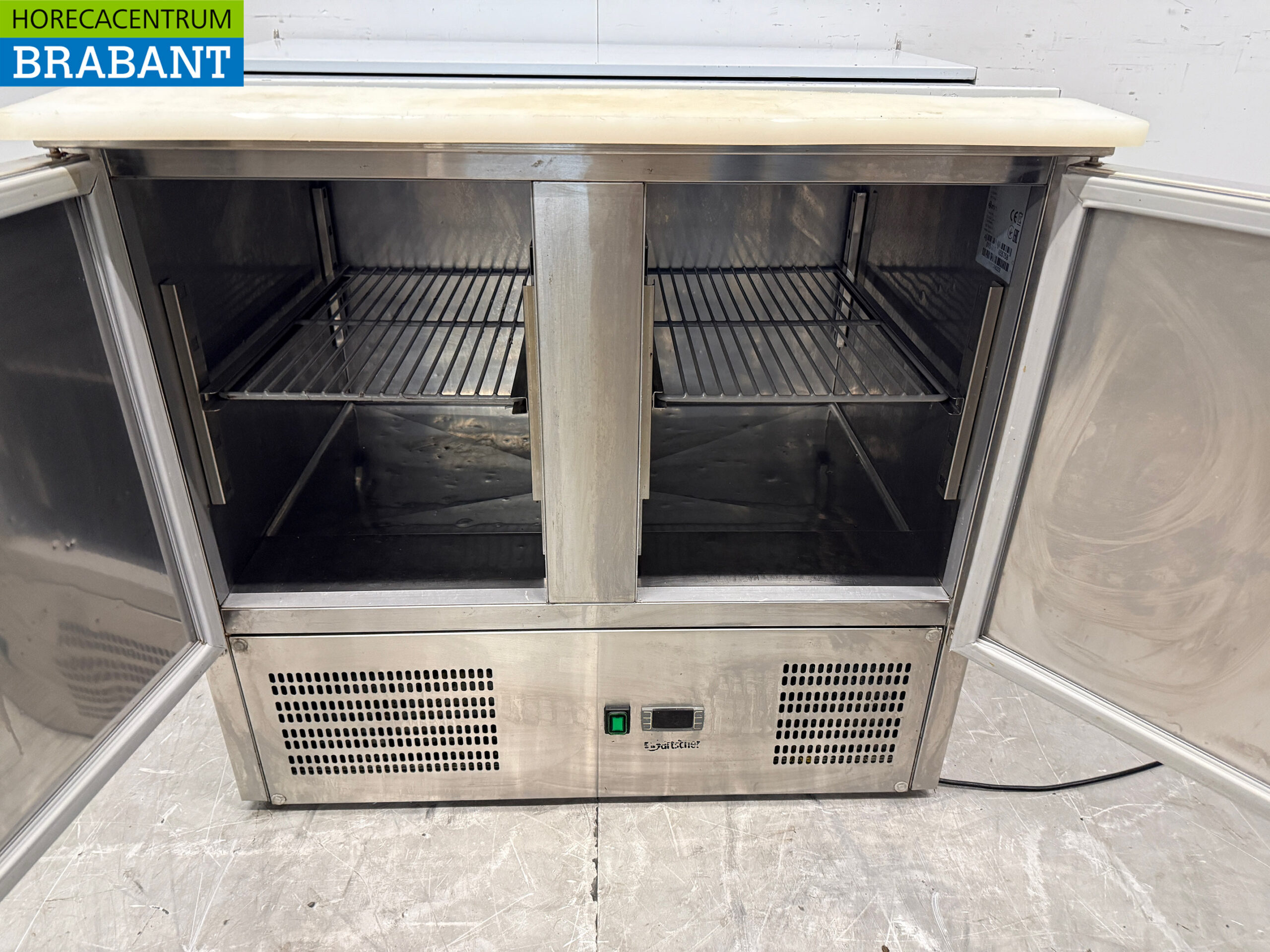RVS Bartscher Saladette Koelwerkbank 2 Deuren 90,5 cm 230V Horeca - Afbeelding 5